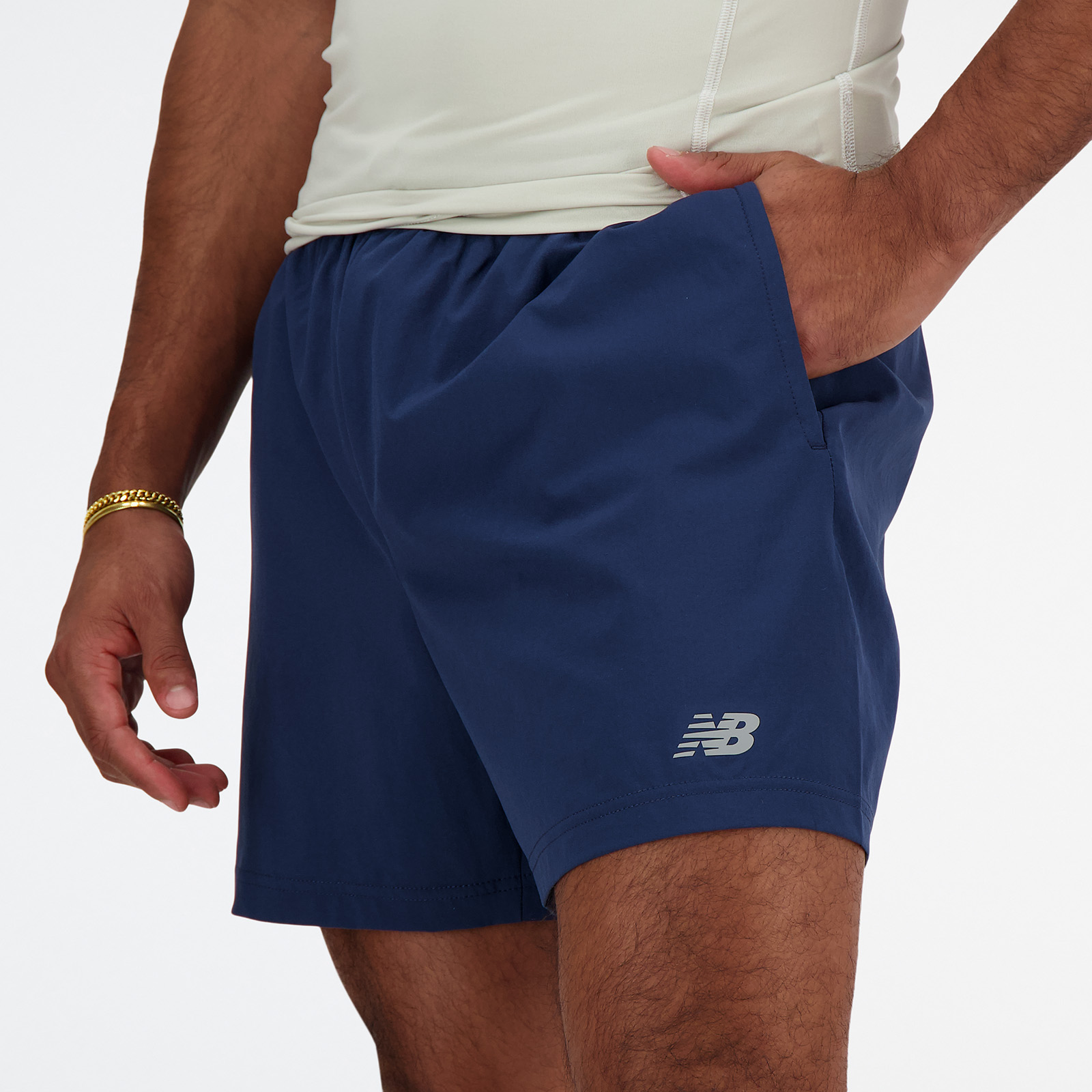 New Balance Shorts Sport Essentials 7, AZUL, hi-res