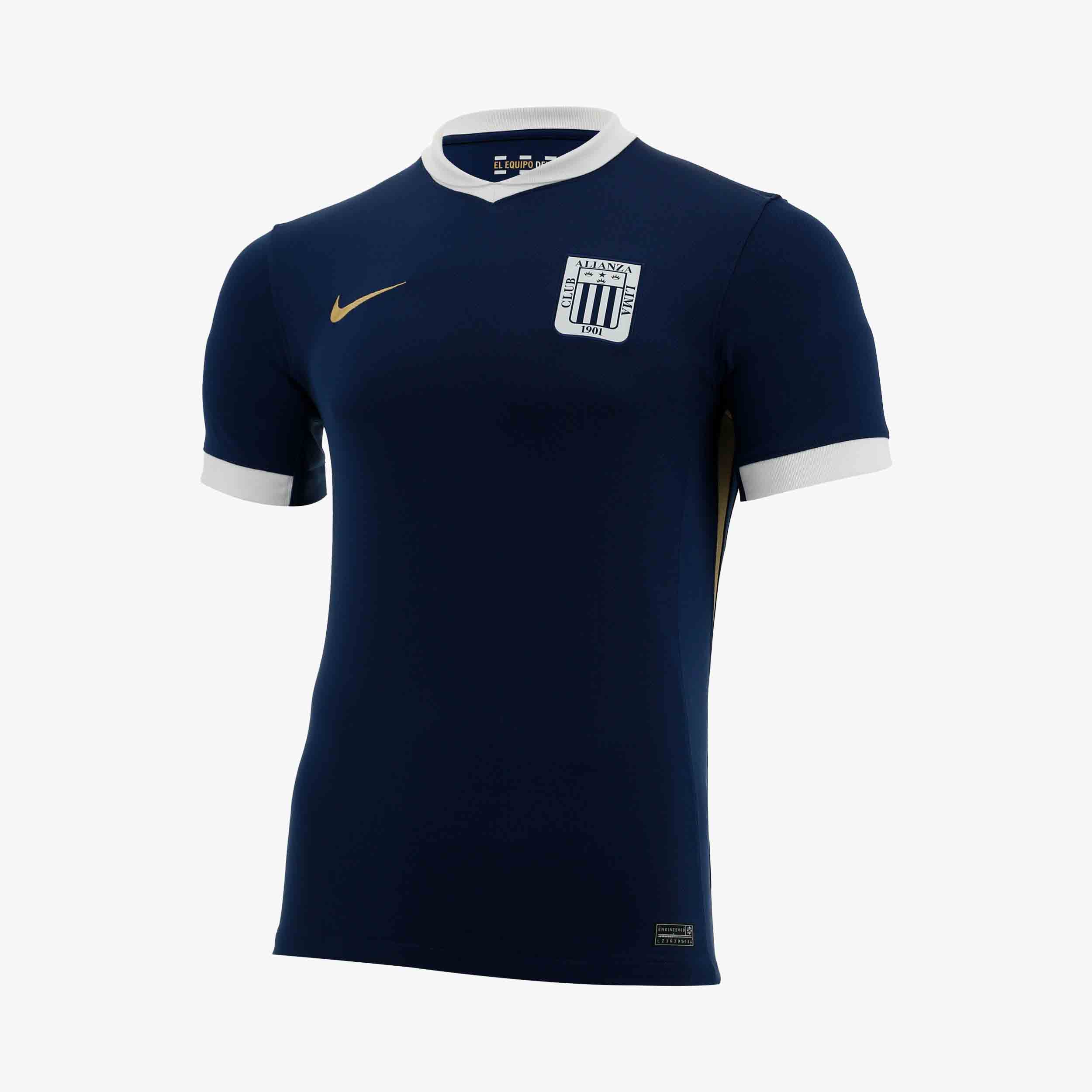 Nike Camiseta Hombre Alianza Lima 2025 Visita, AZUL, hi-res