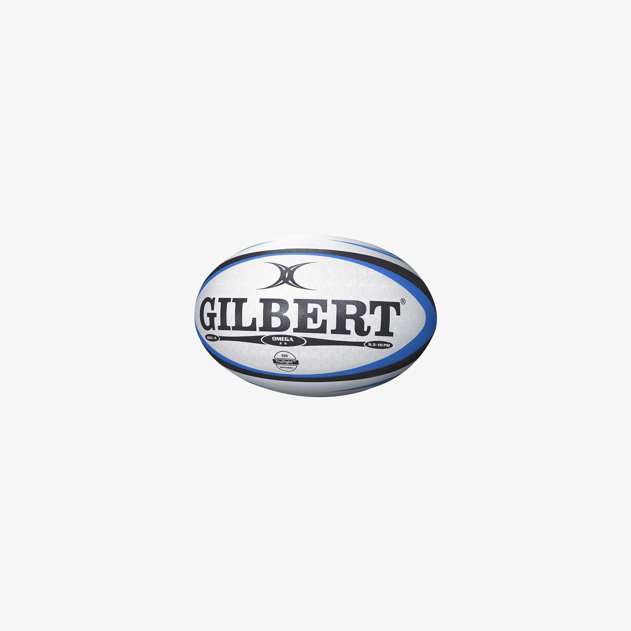 Gilbert Pelota de Rugby Match Omega, BLANCO, hi-res