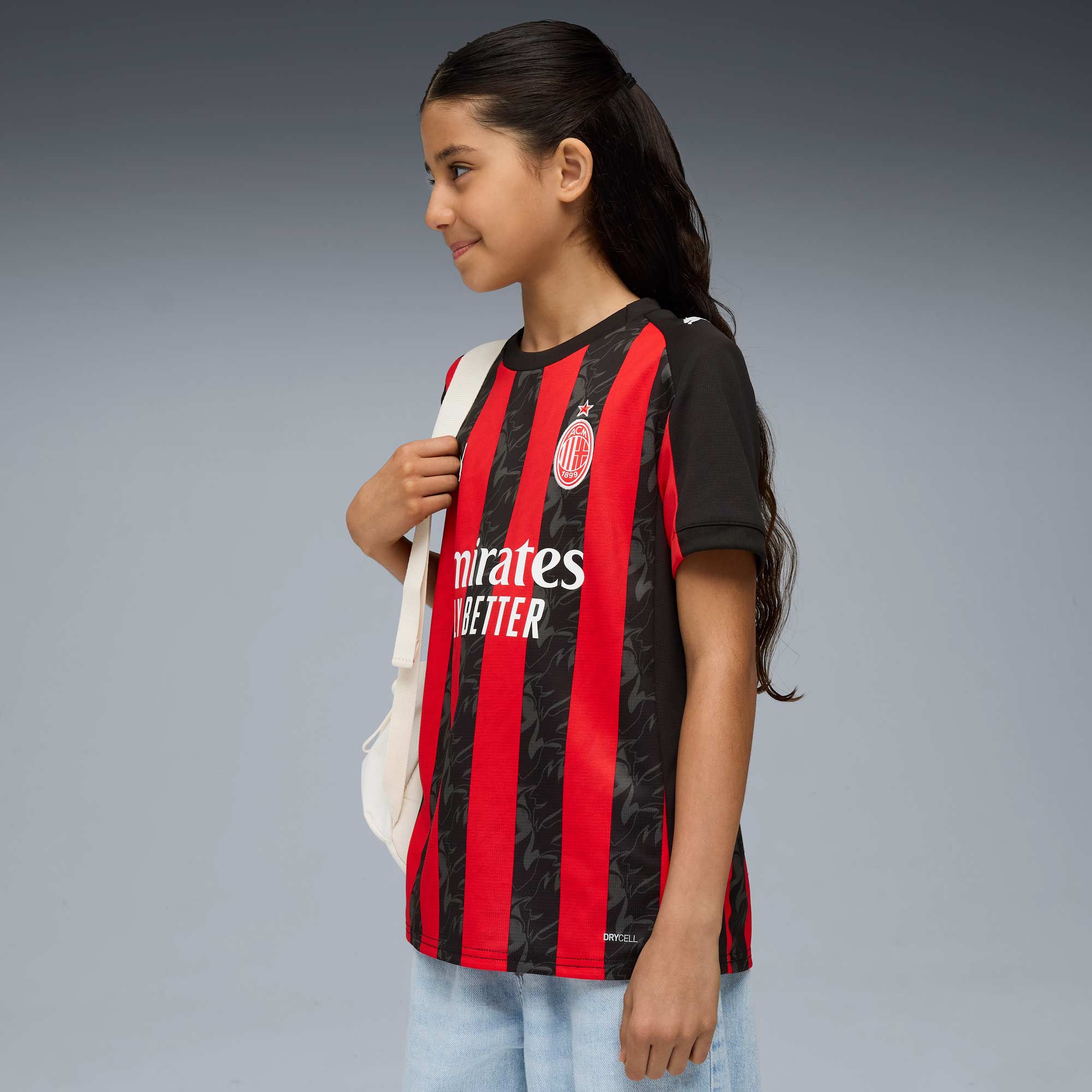Puma Camiseta AC Milan 25/26 Local Juvenil, ROJO, hi-res