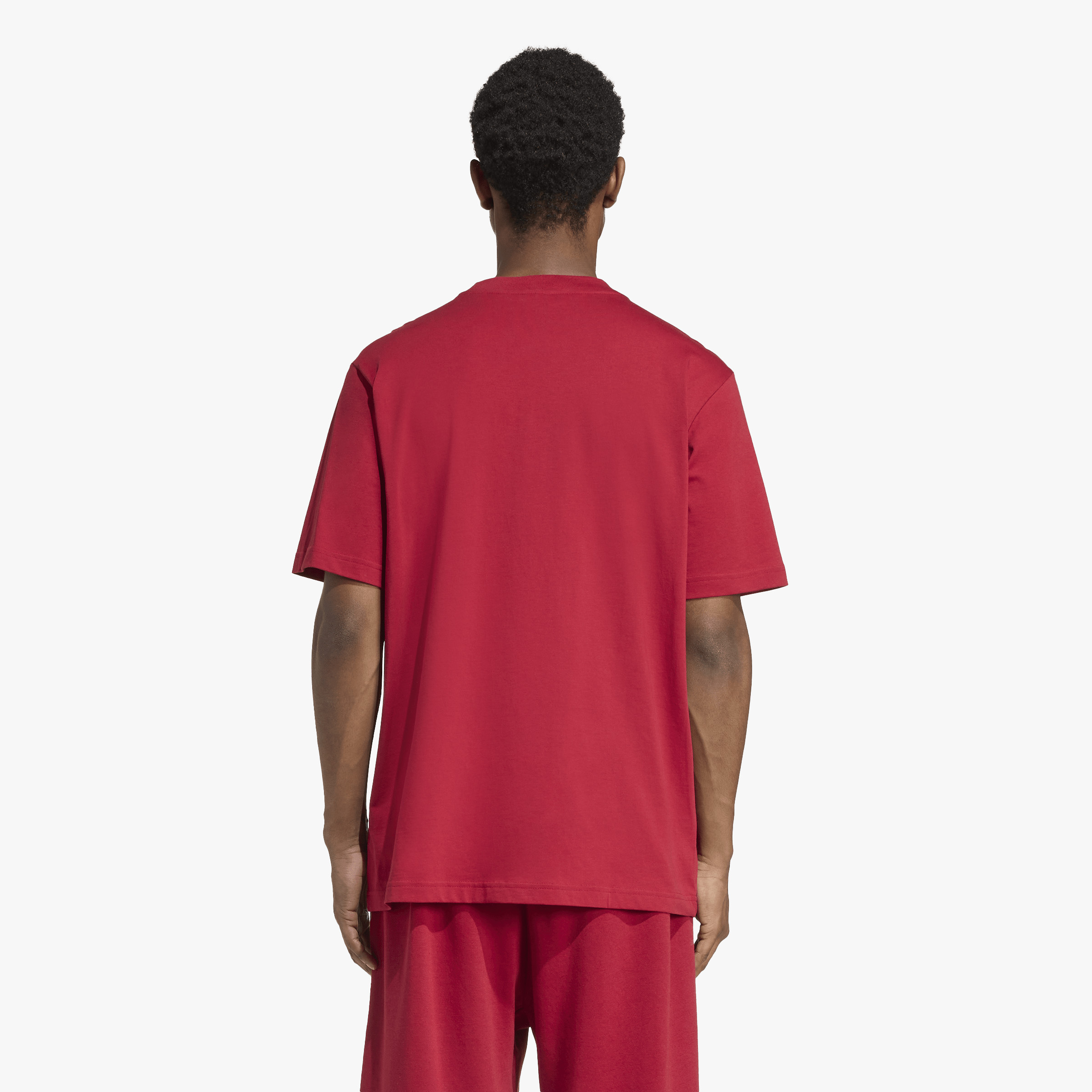 adidas Polera Essentials Small Logo, ROJO, hi-res
