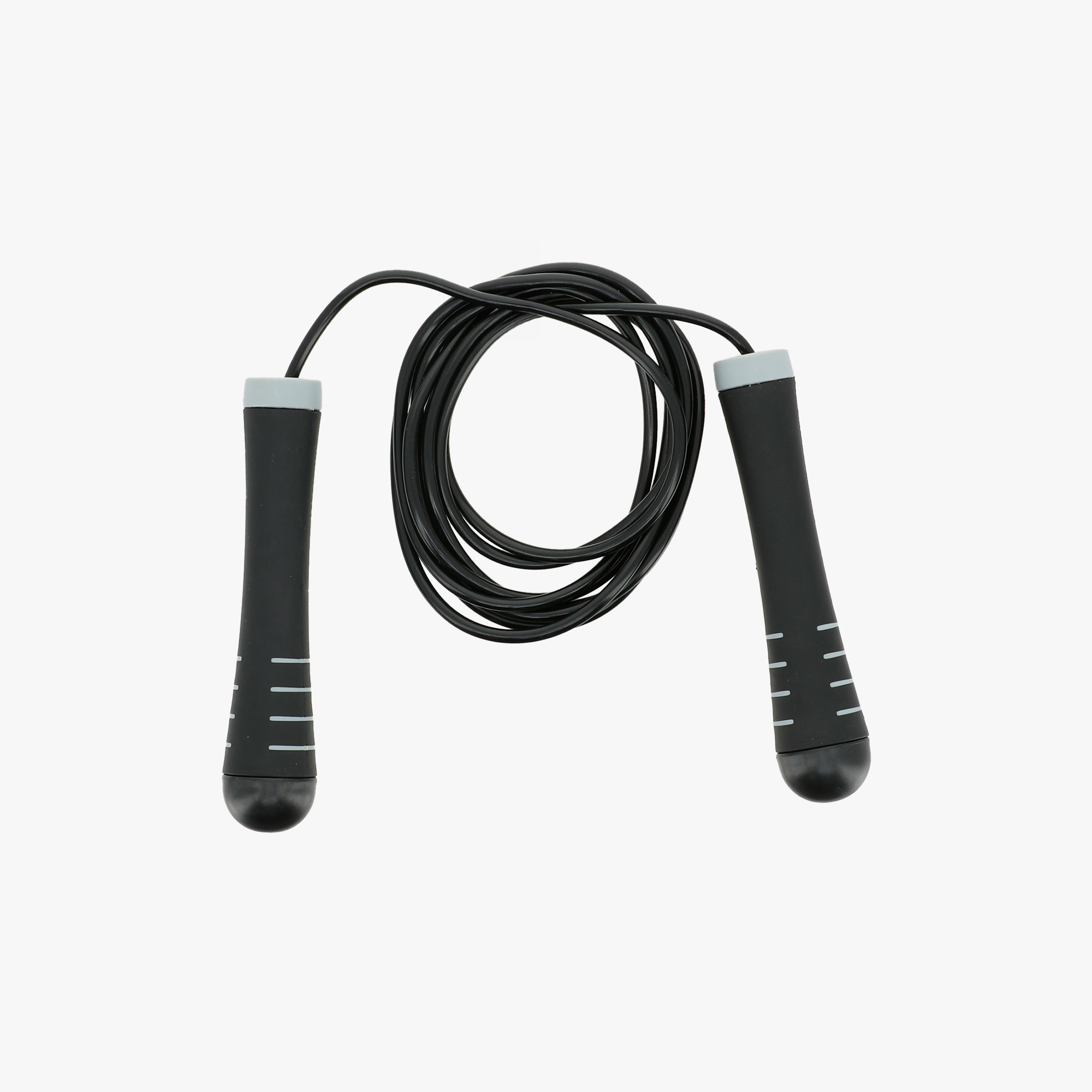 Gym Power Jump Rope, NEGRO, hi-res