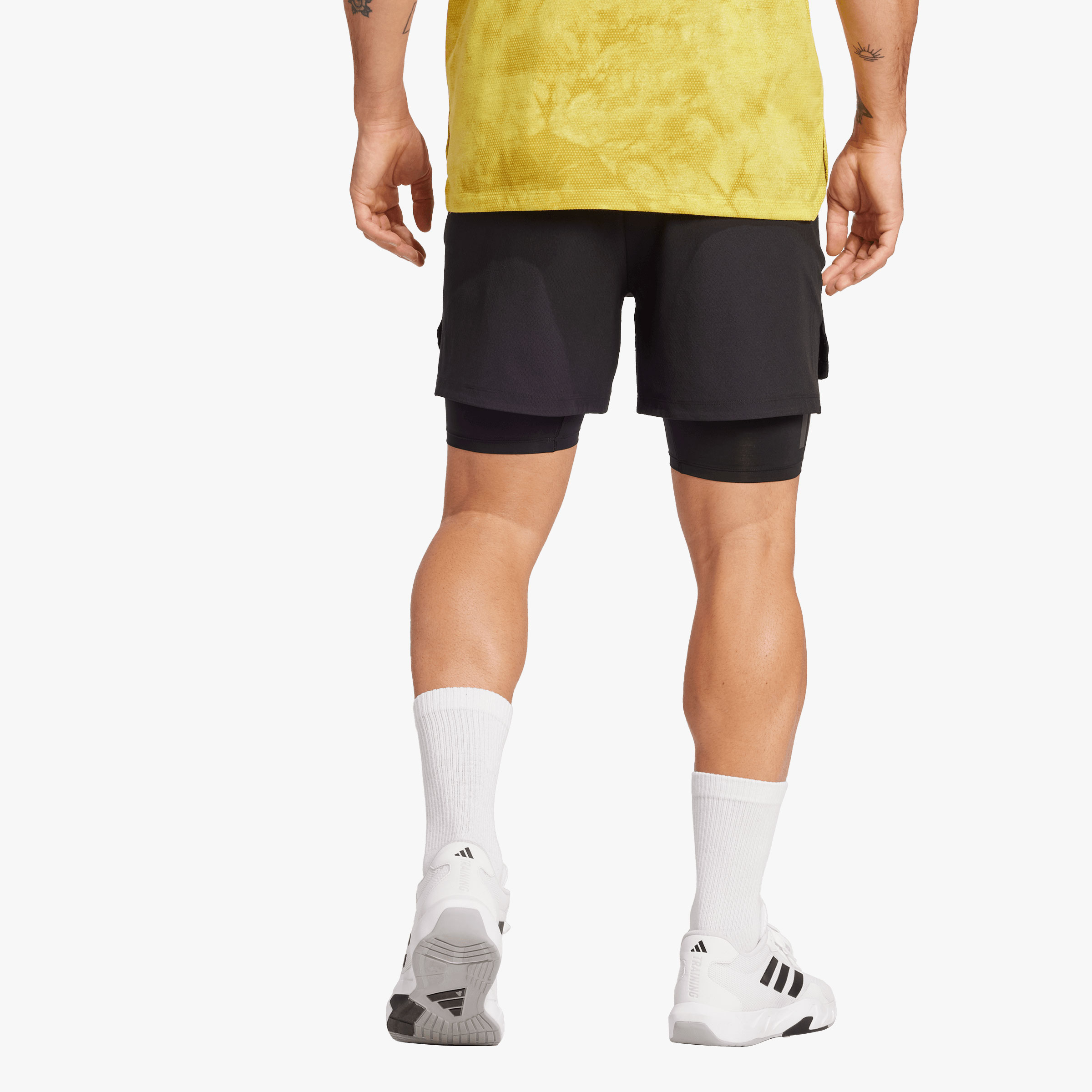adidas Shorts Power 2 en 1, NEGRO, hi-res
