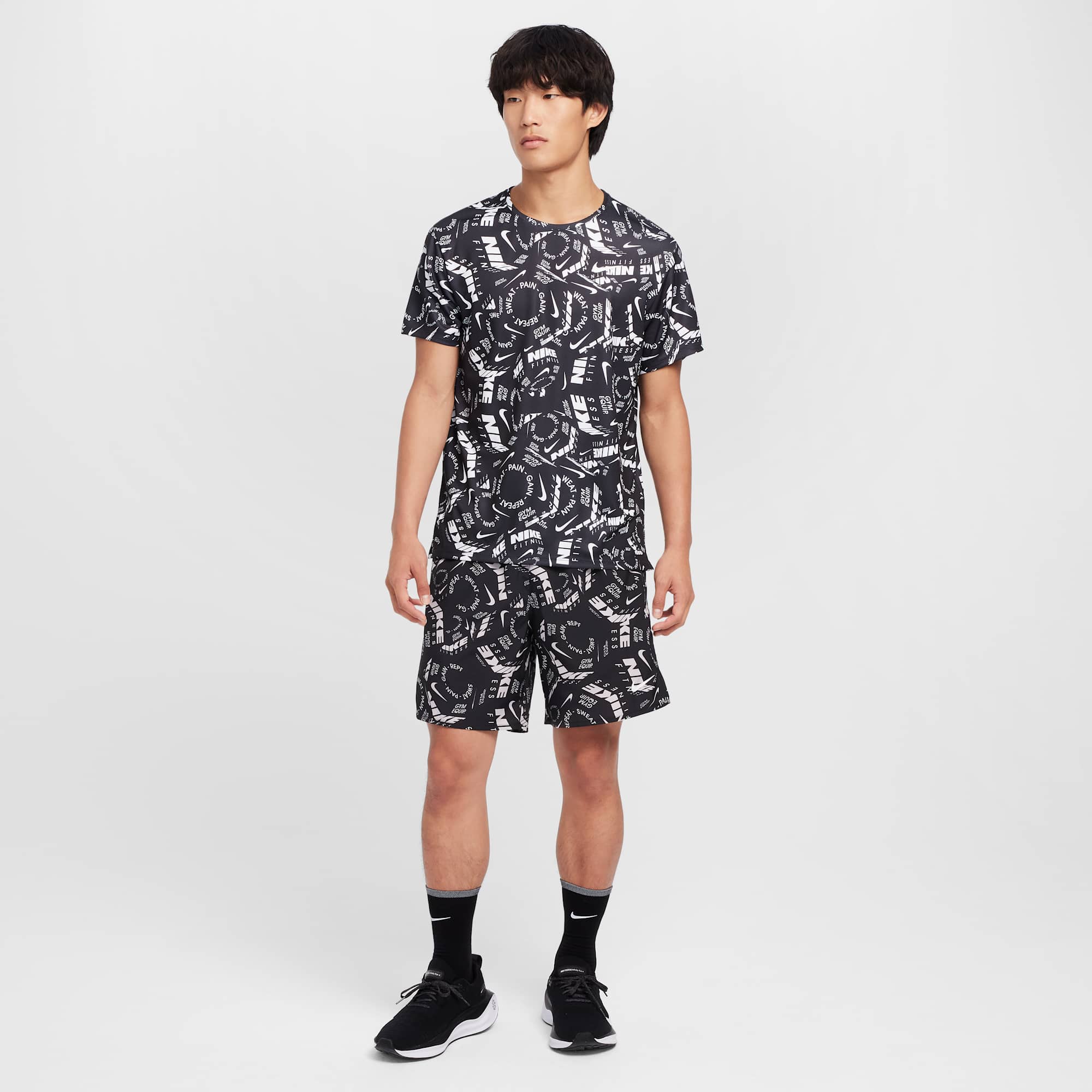 Nike Polera Miler, BLANCO, hi-res