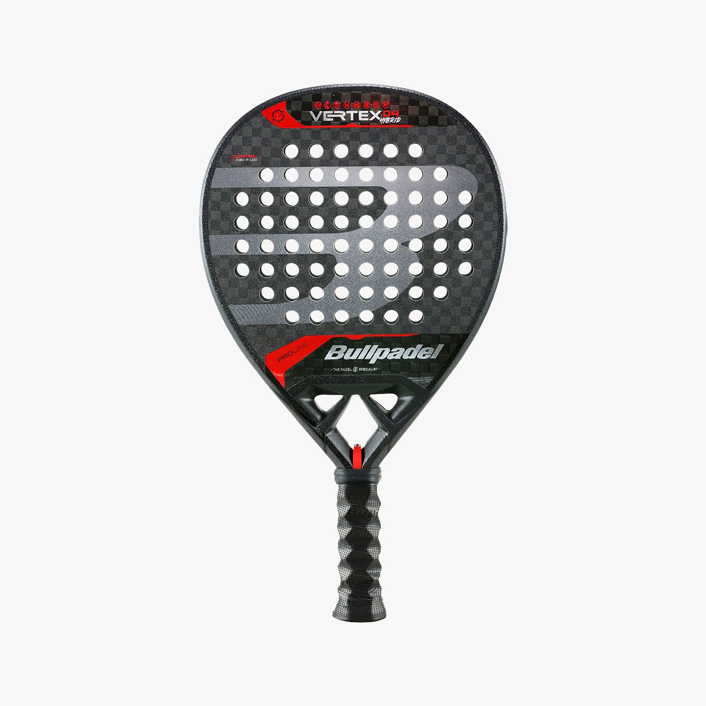 Bullpadel Pala de P&aacute;del Vertex04, NEGRO, hi-res