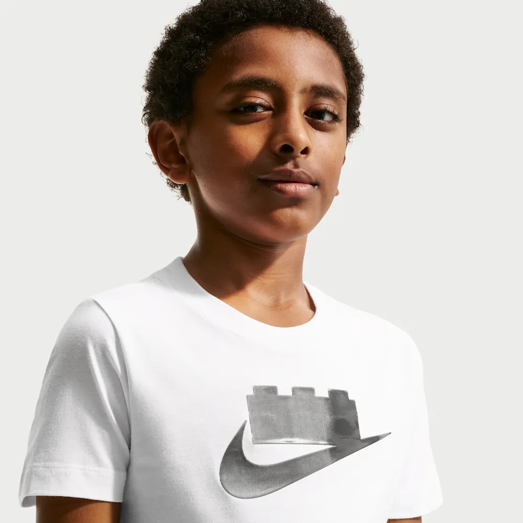Nike Polera Nike x LEGO Collection Ni&ntilde;os, BLANCO, hi-res