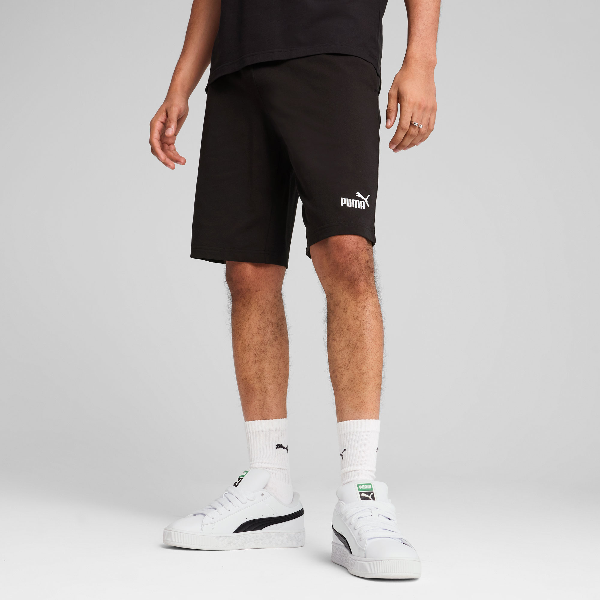 Puma Shorts Essentials No. 1 Logo, NEGRO, hi-res
