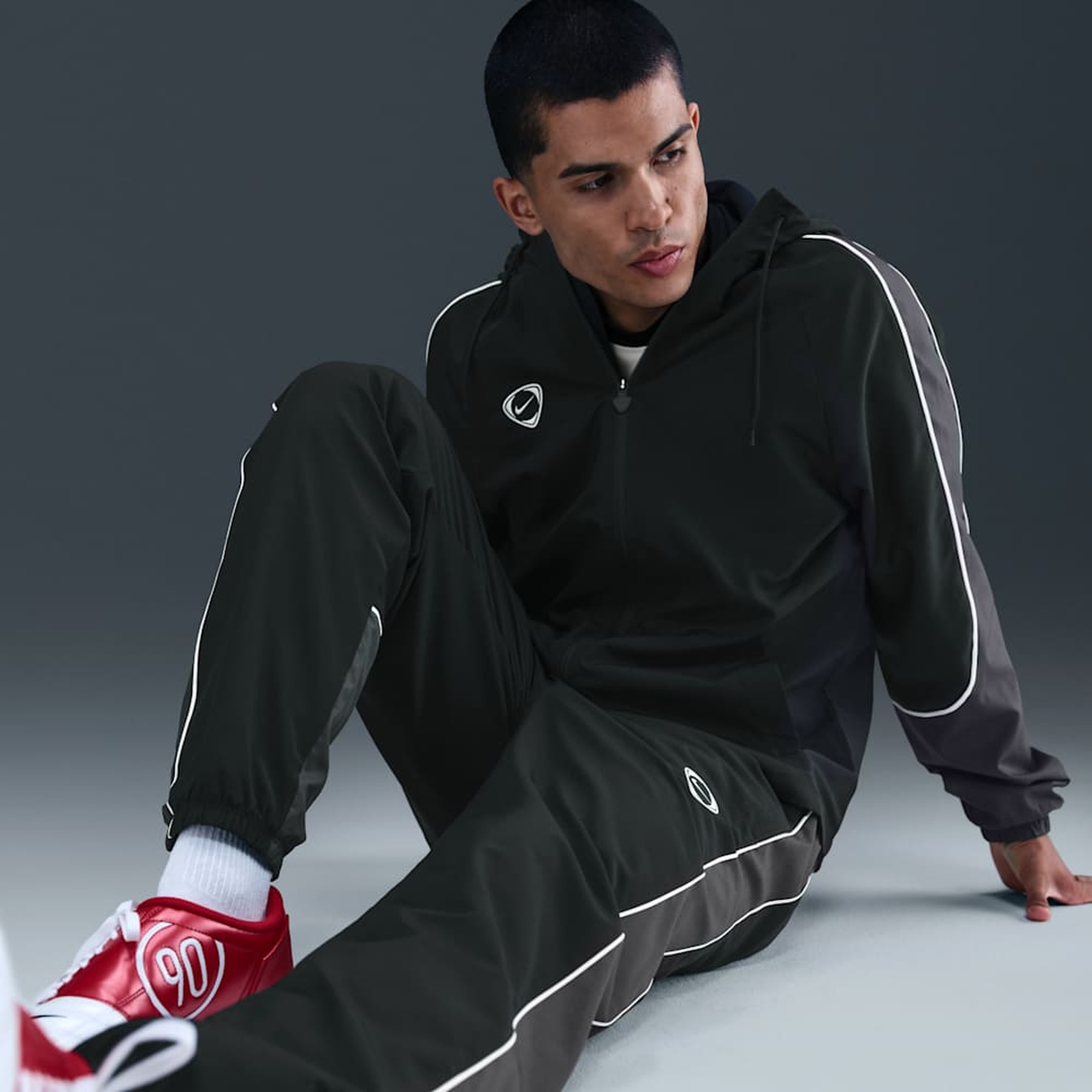 Nike Pantalón de Fútbol Academy+, NEGRO, hi-res