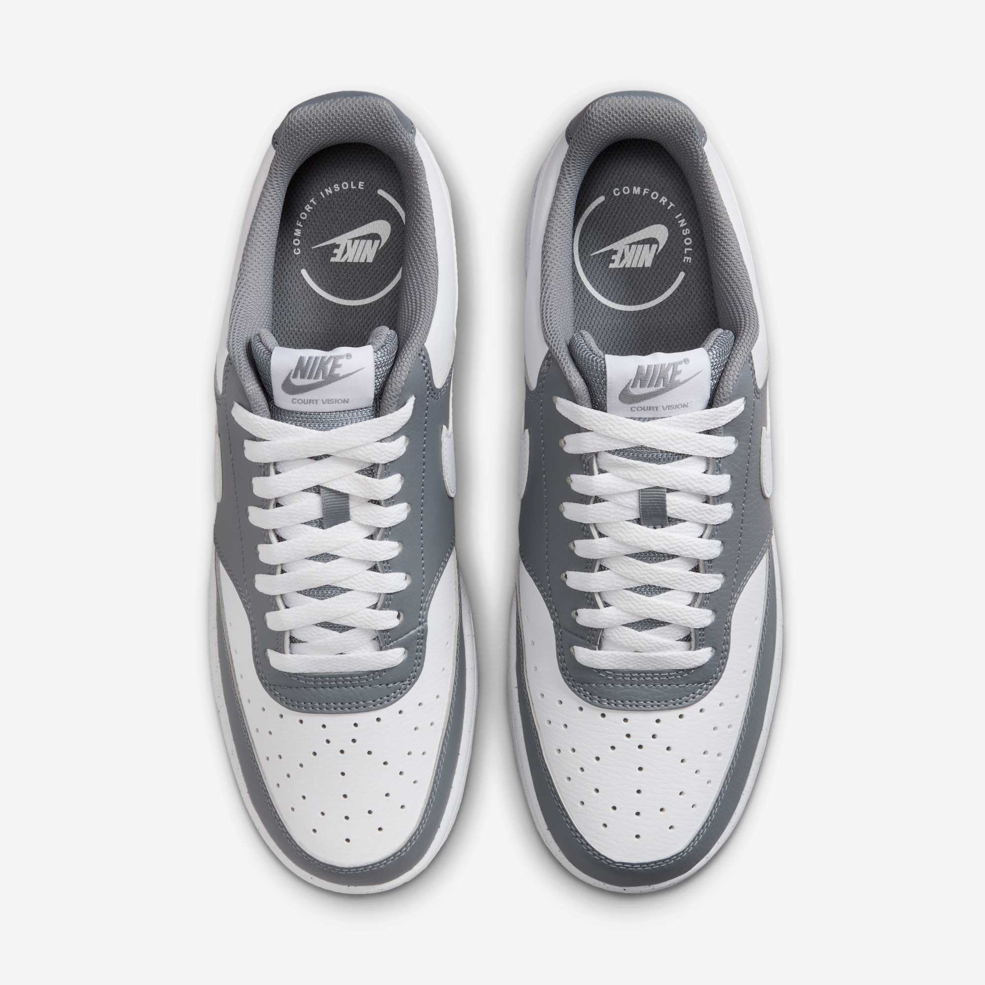 Nike Court Vision Low, NEGRO, hi-res