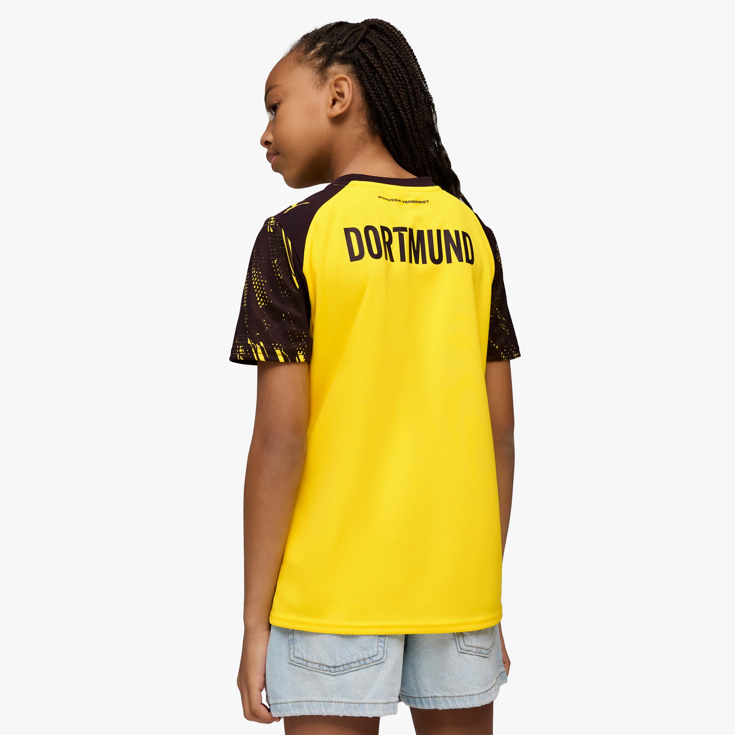 Puma Camiseta BVB Local R&eacute;plica 24/25 Ni&ntilde;os, AMARILLO, hi-res