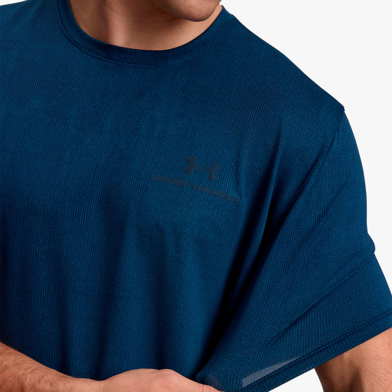 Under Armour Polera Vanish Energy Printed, AZUL, hi-res