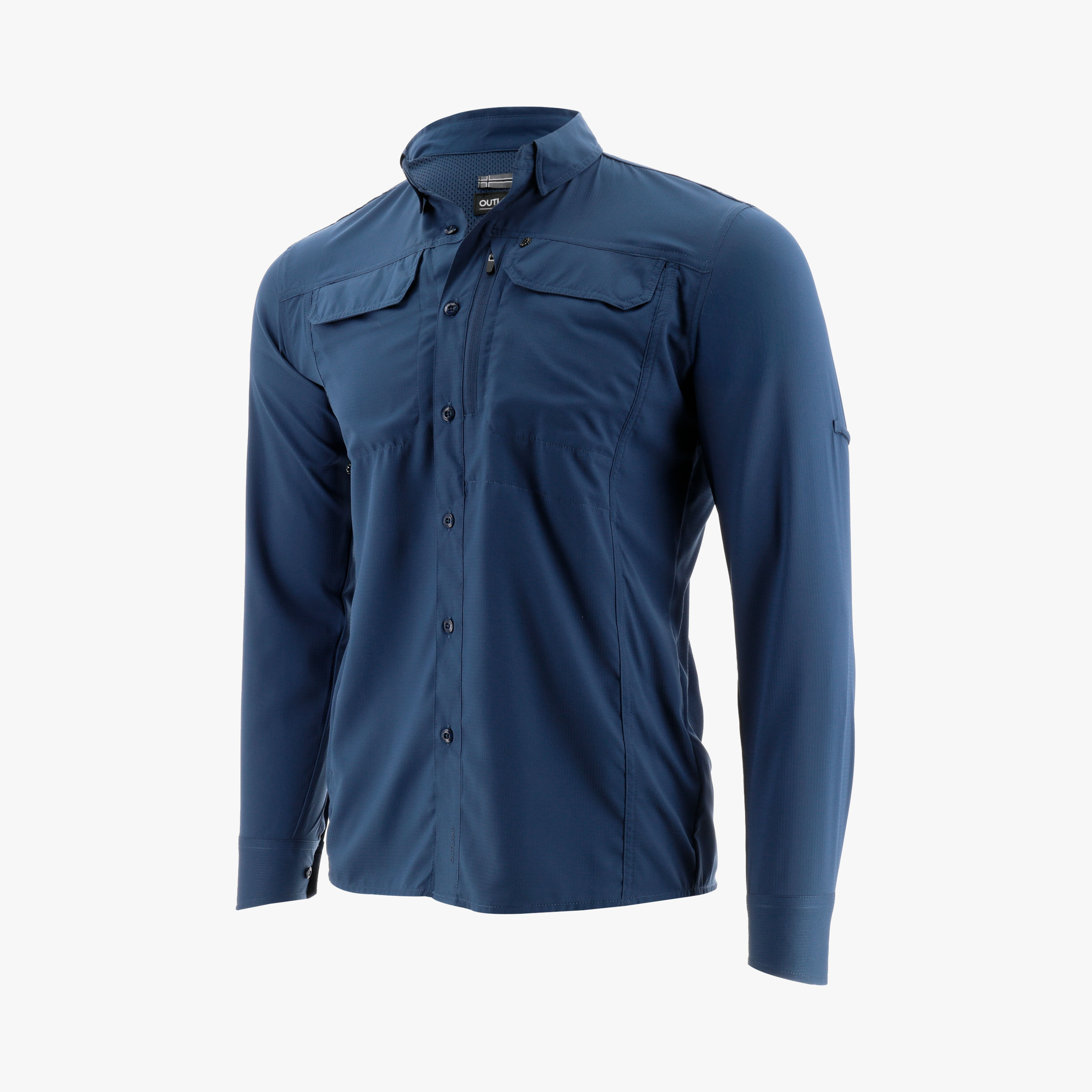 Outland Camisa Evergreen, AZUL, hi-res