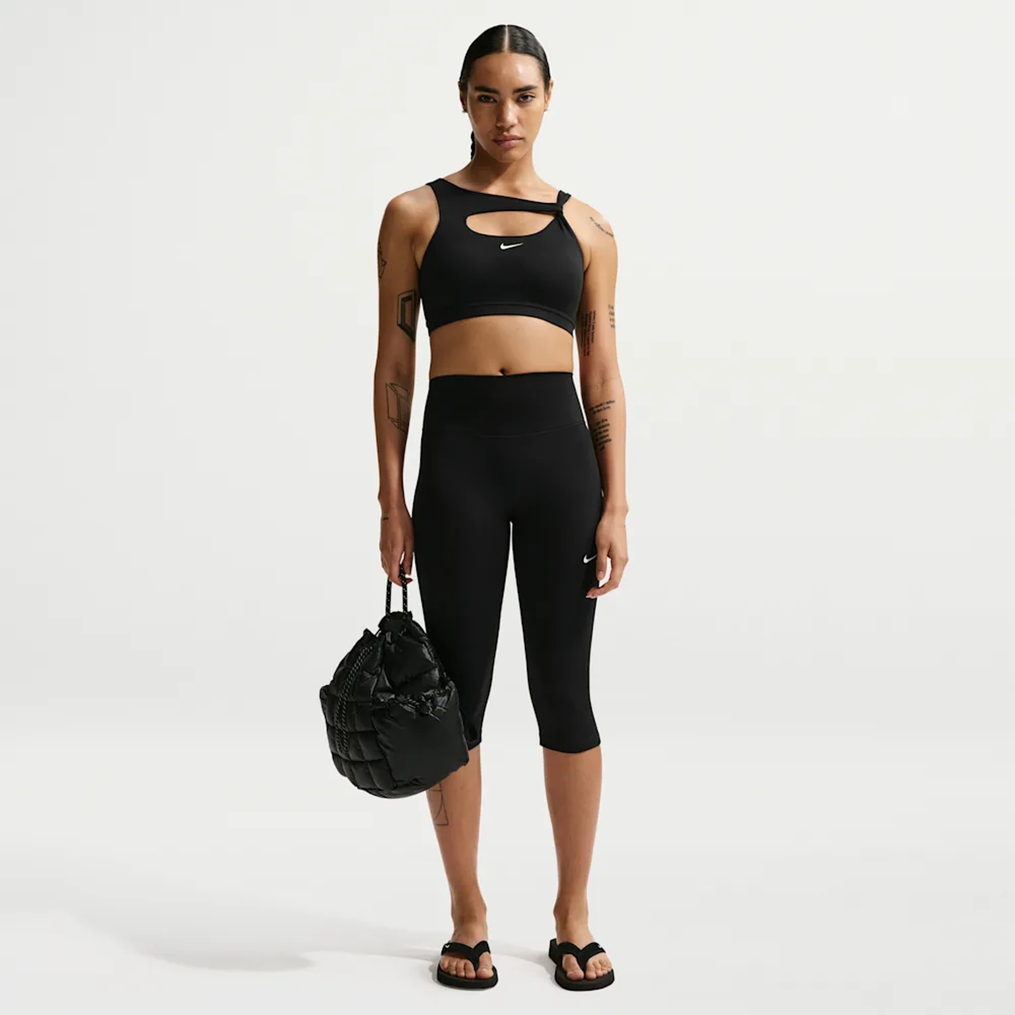 Nike Top Deportivo One, NEGRO, hi-res