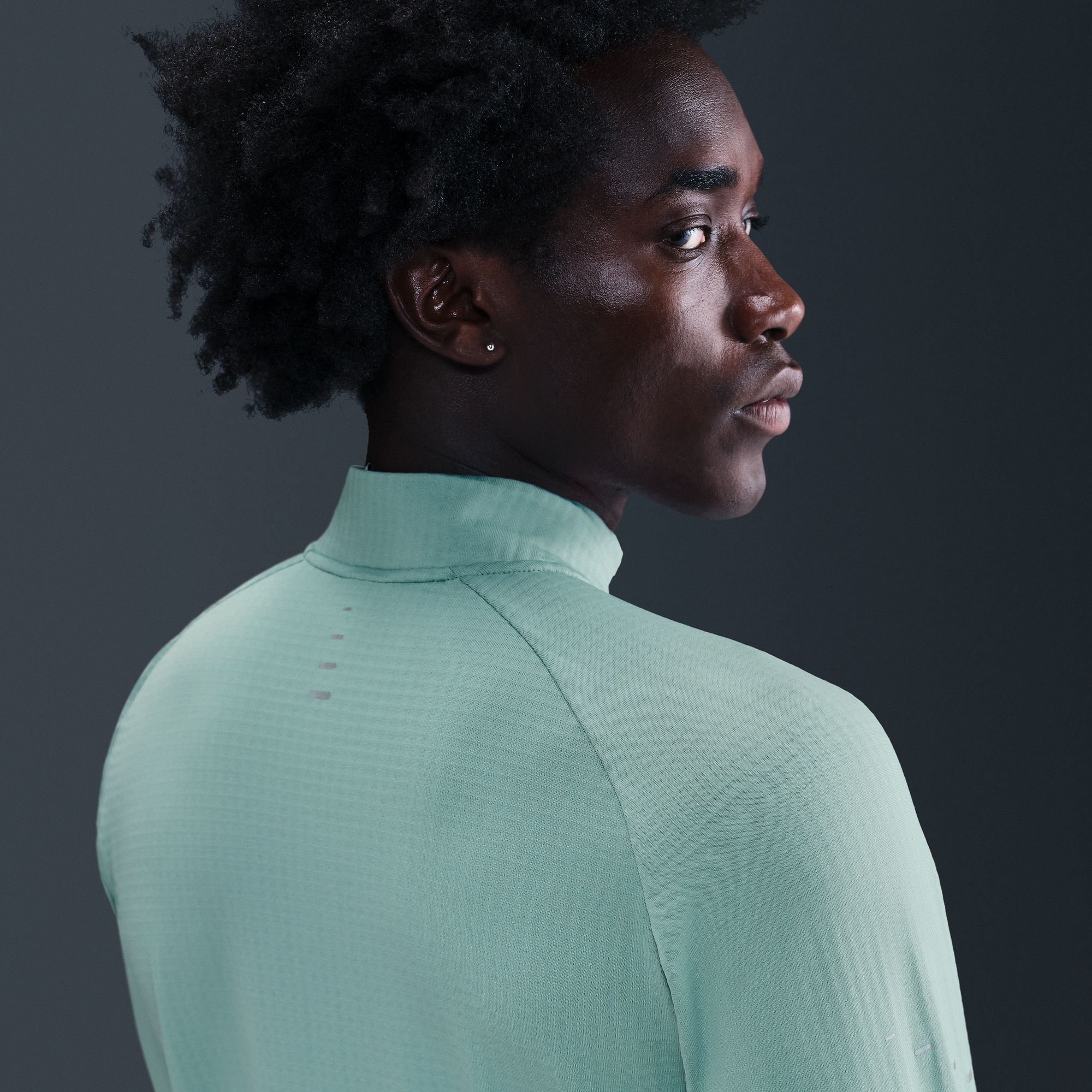Nike Polera Stride Therma-FIT Repel, NEGRO, hi-res