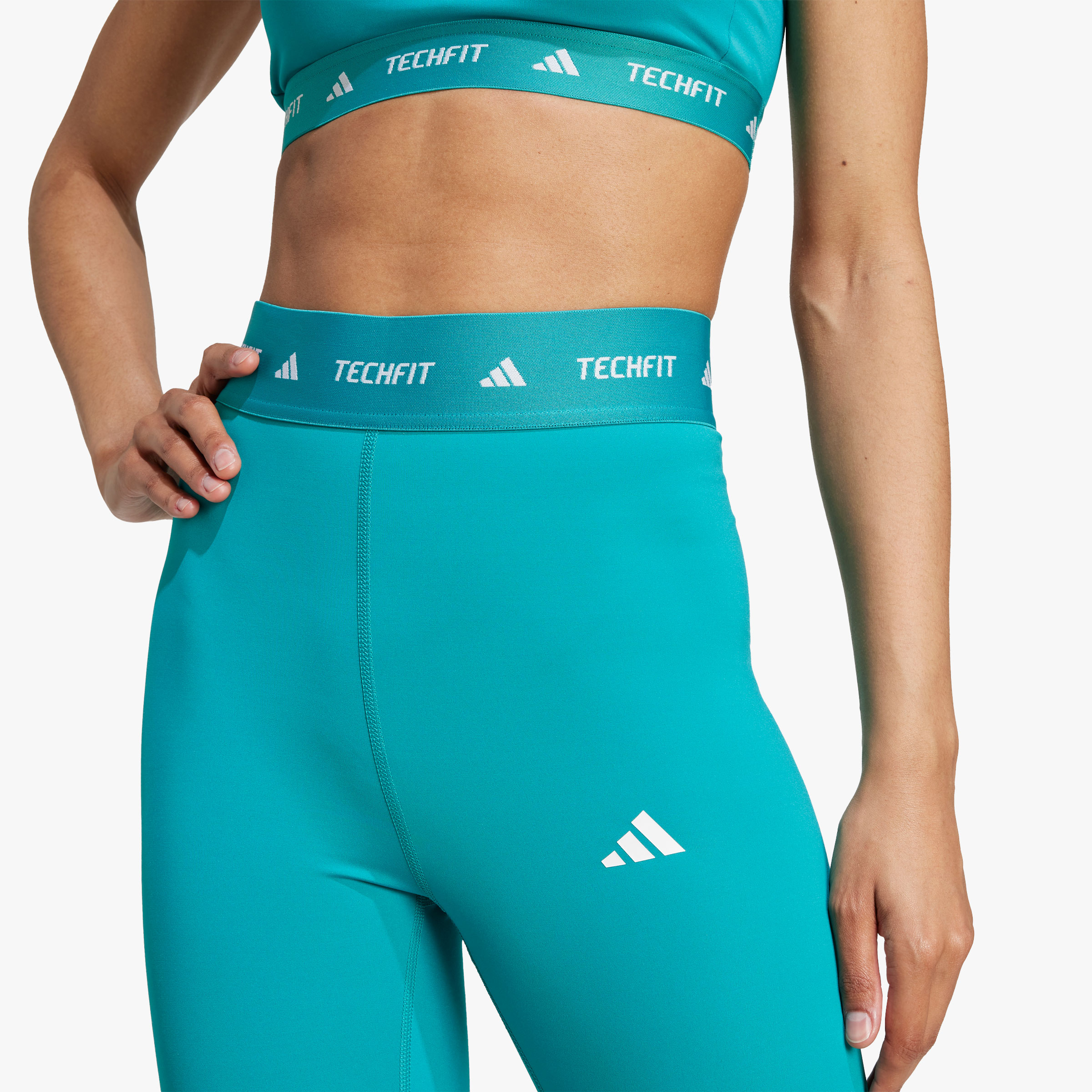 adidas Calzas 7/8 TECHFIT, VERDE, hi-res