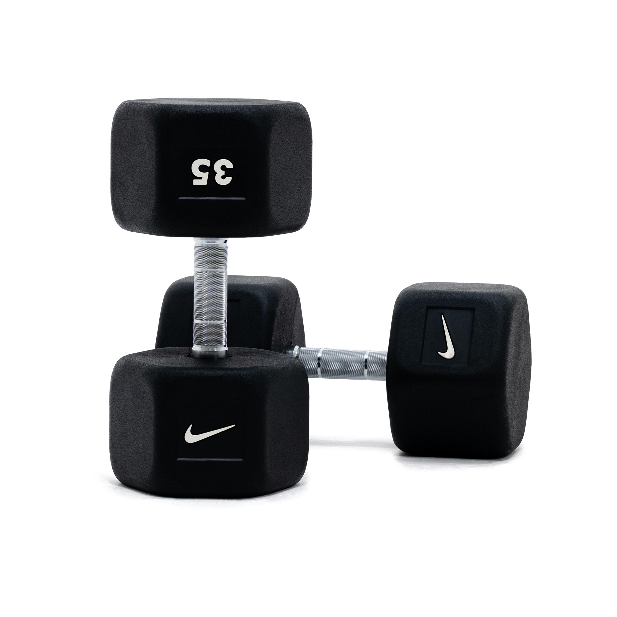 Nike Mancuerna Hexagonal 35 Kg, NEGRO, hi-res