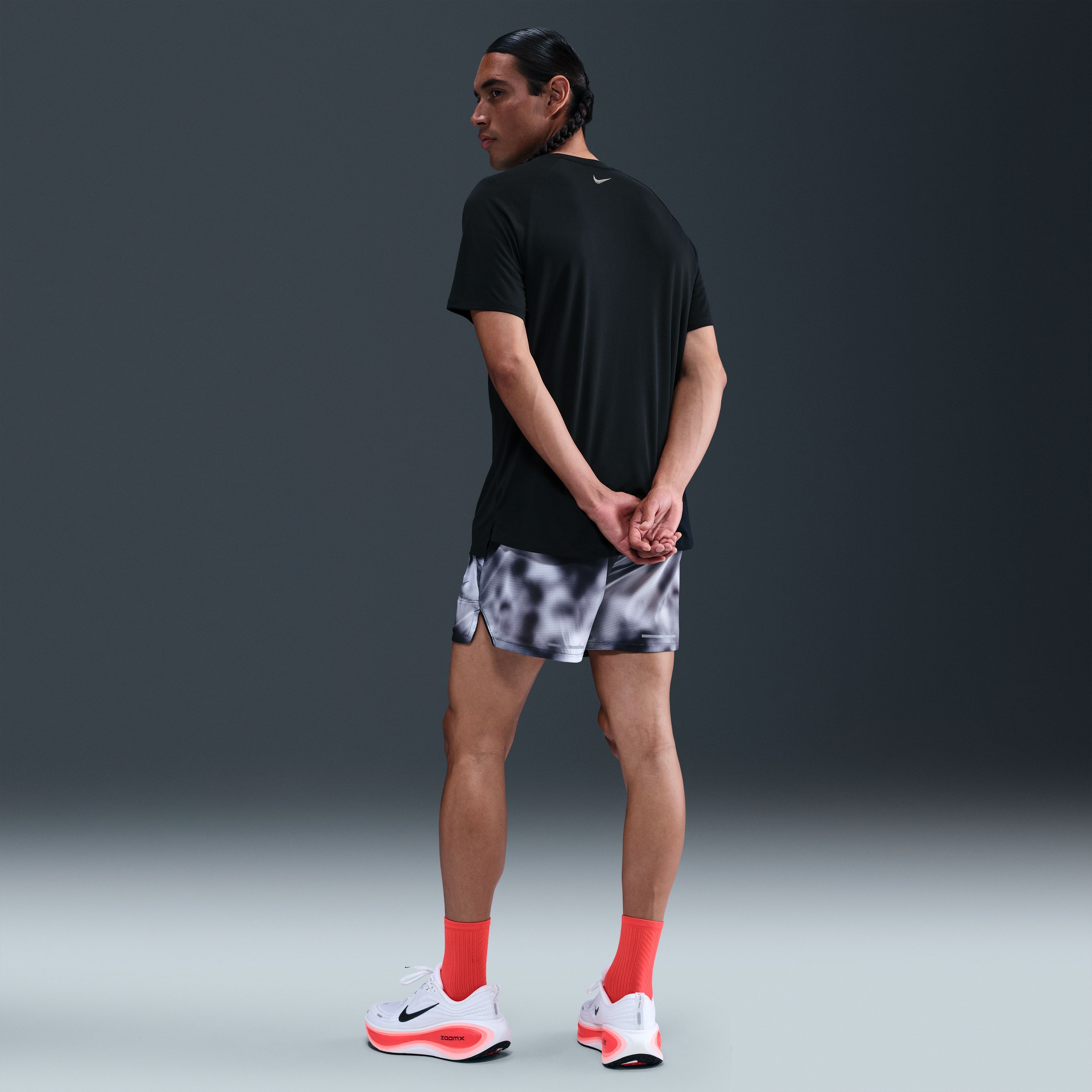 Nike Polera Stride, NEGRO, hi-res