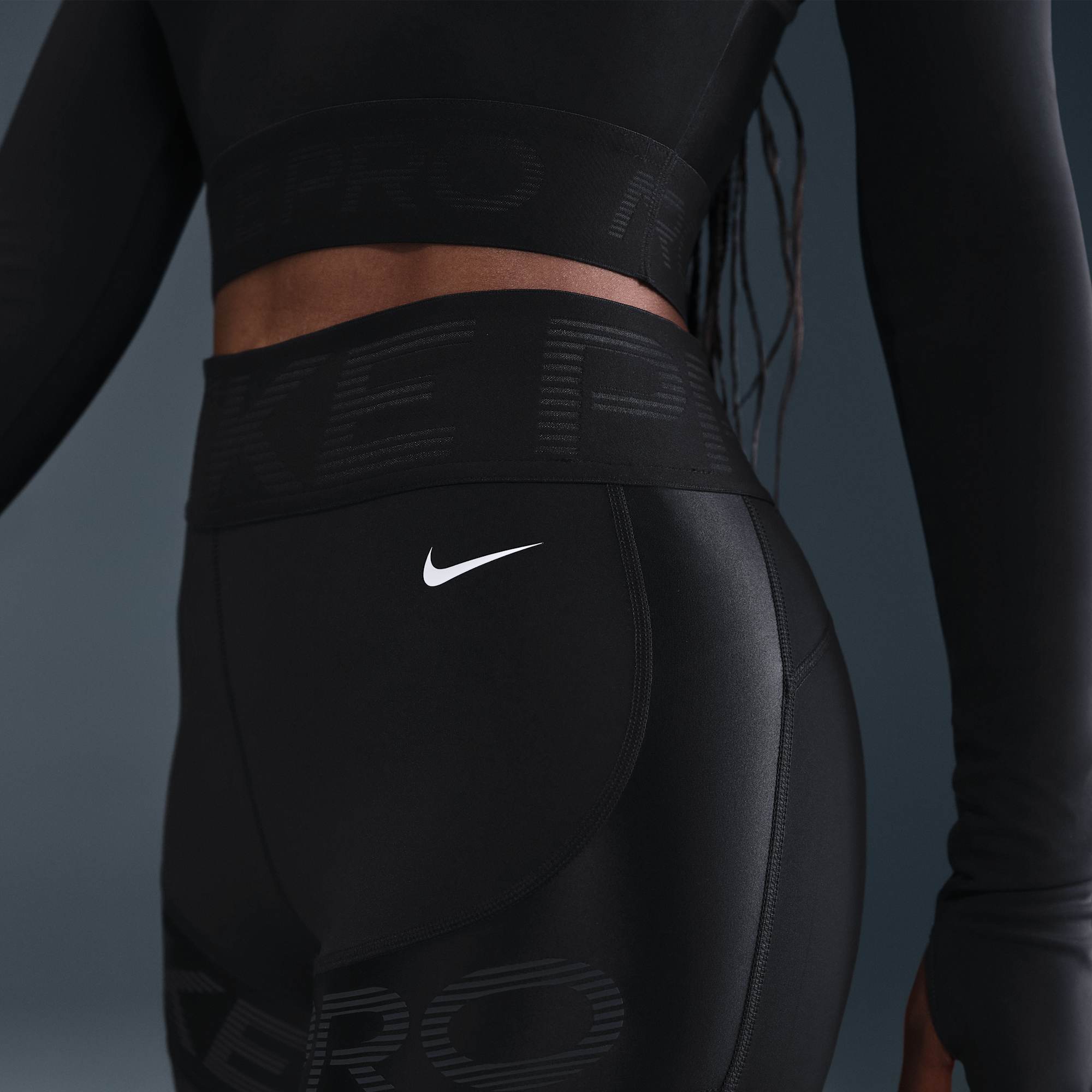 Nike Shorts Pro Sculpt, NEGRO, hi-res