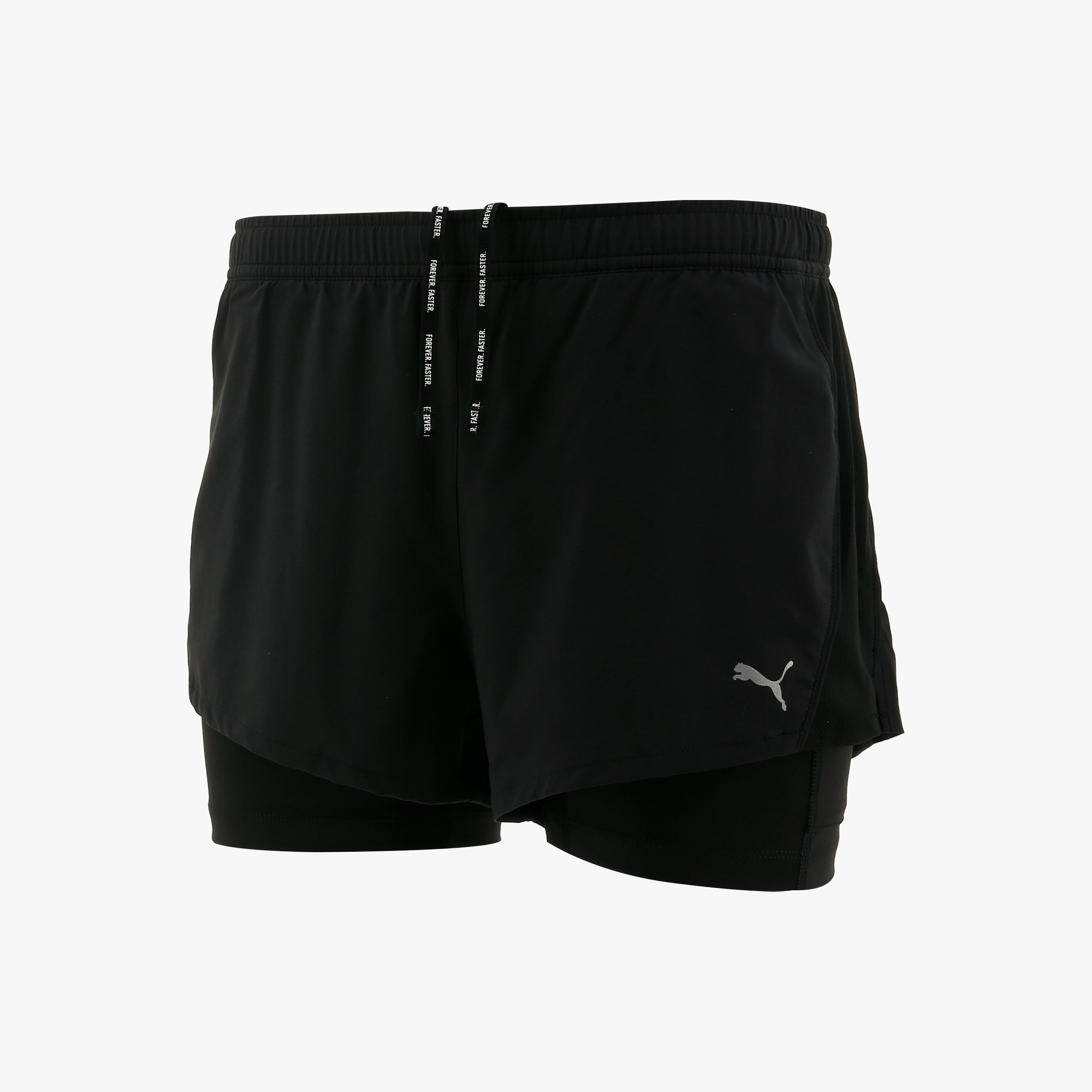 Puma Shorts de Running 2 en 1 VELOCITY, NEGRO, hi-res