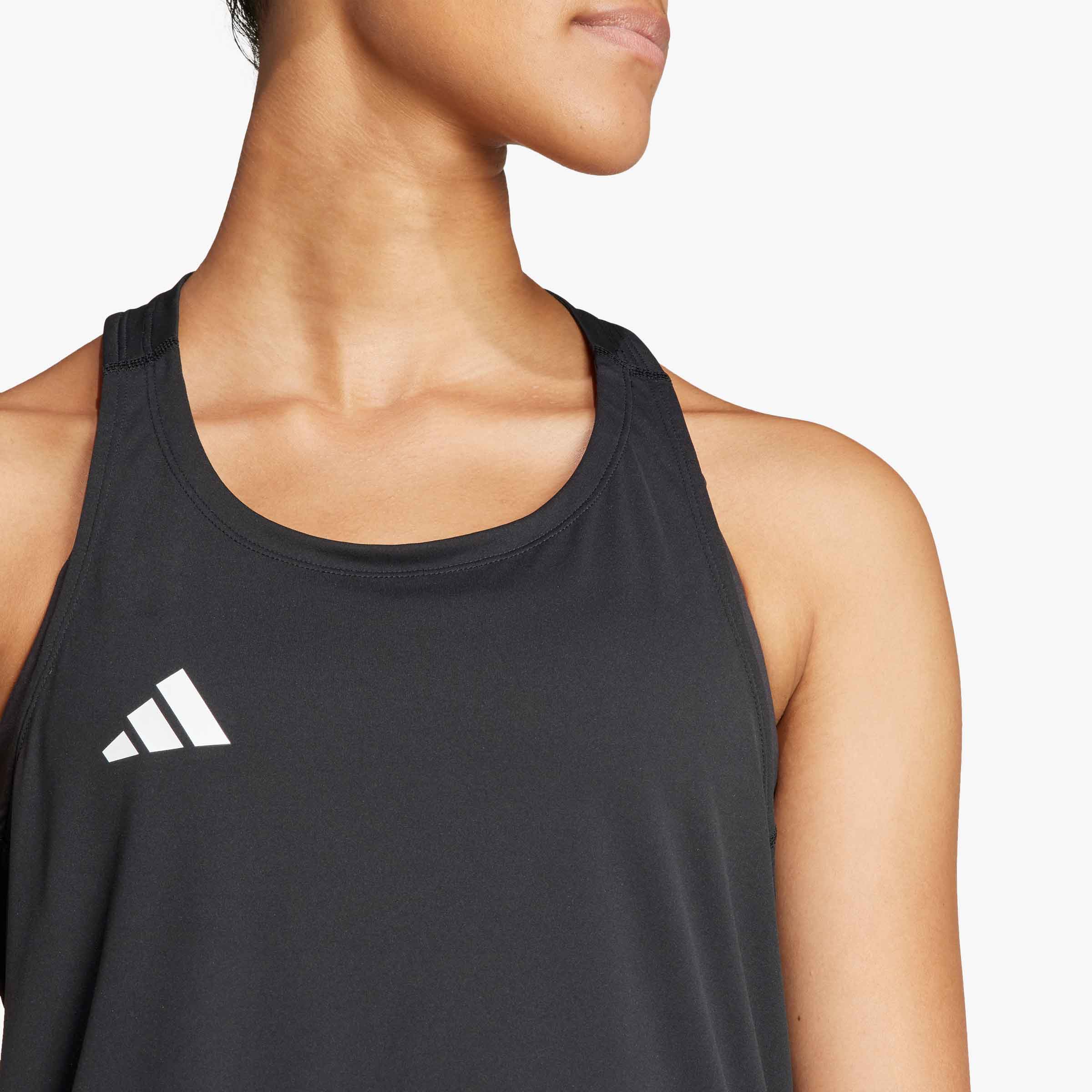 adidas Polera de Running Adizero Essentials, NEGRO, hi-res