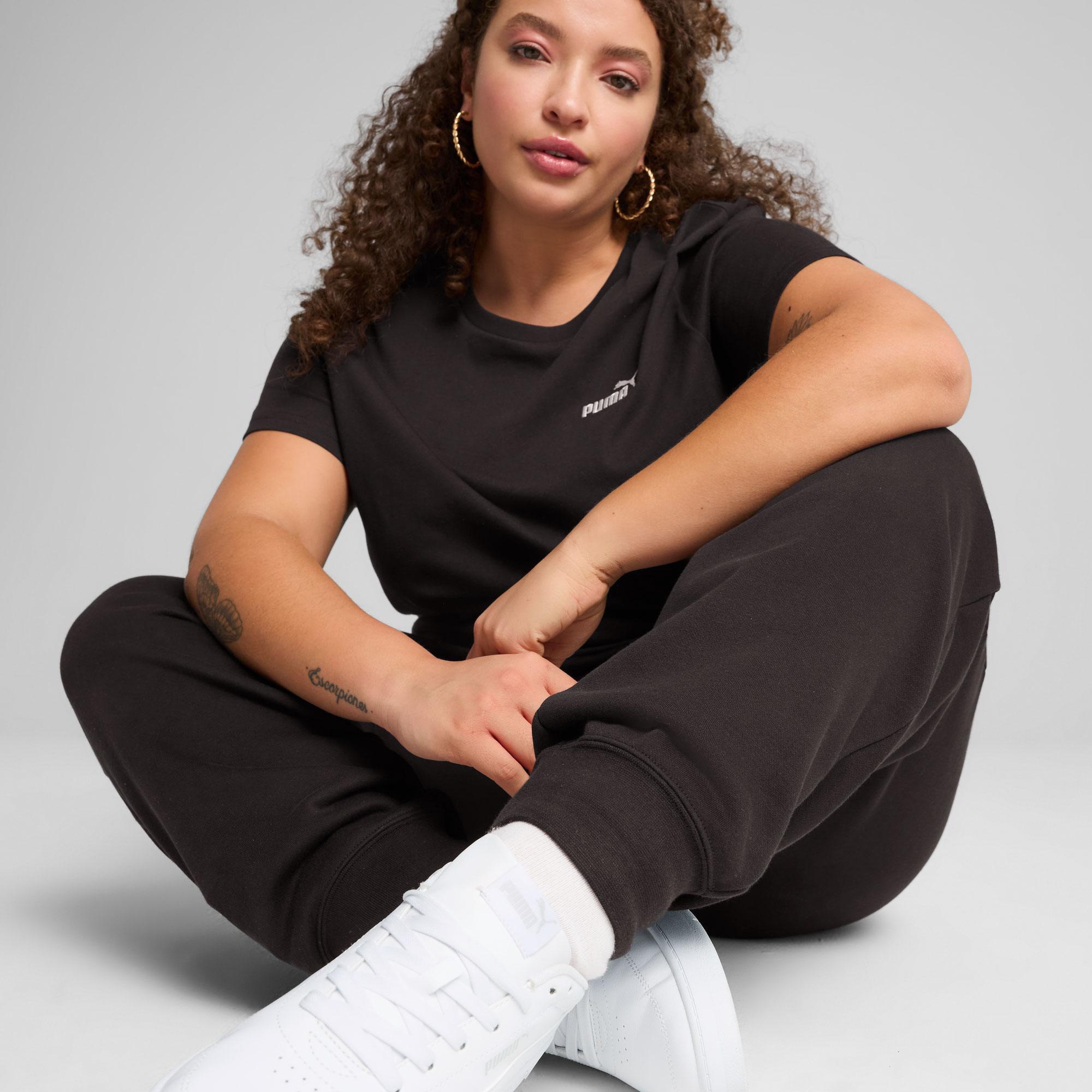 Puma Pantalón ESS Small No. 1 Logo Comfort, NEGRO, hi-res