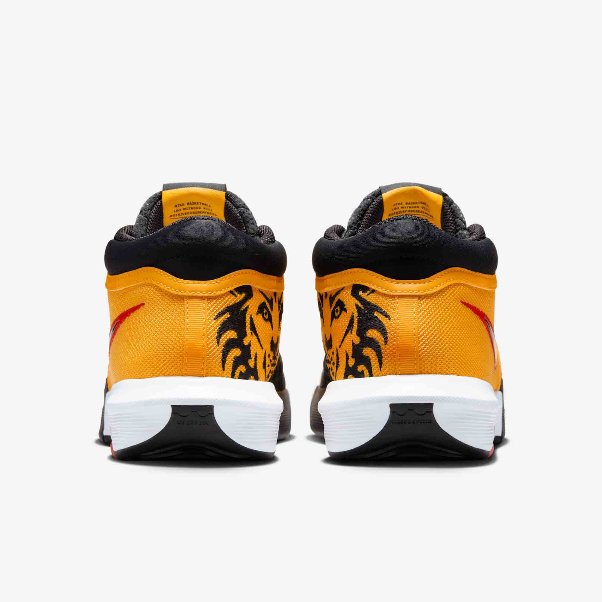 Nike Zapatillas LeBron Witness VIII, AMARILLO, hi-res