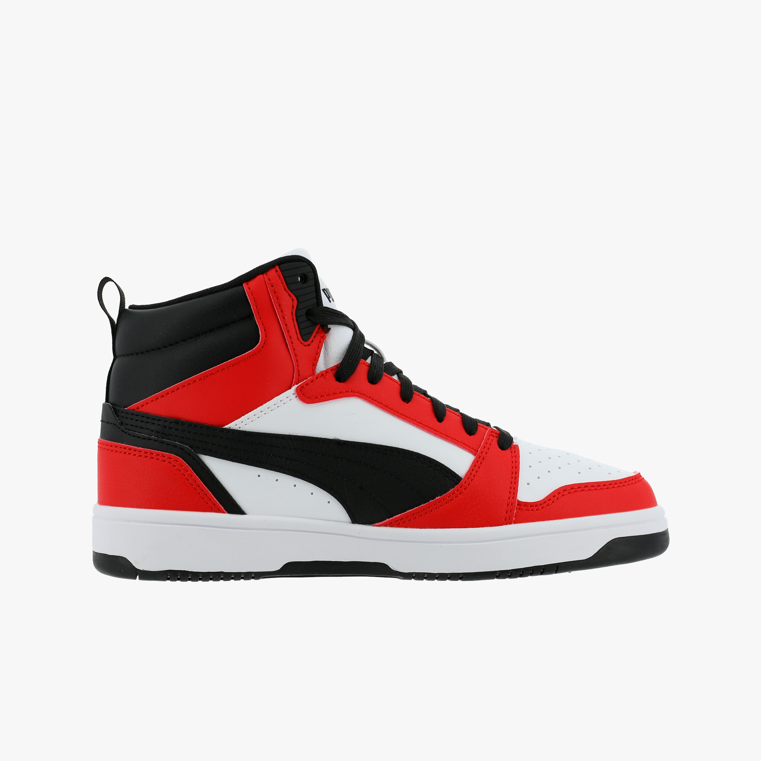 Puma Zapatillas Rebound V6 Mid JR, ROJO, hi-res