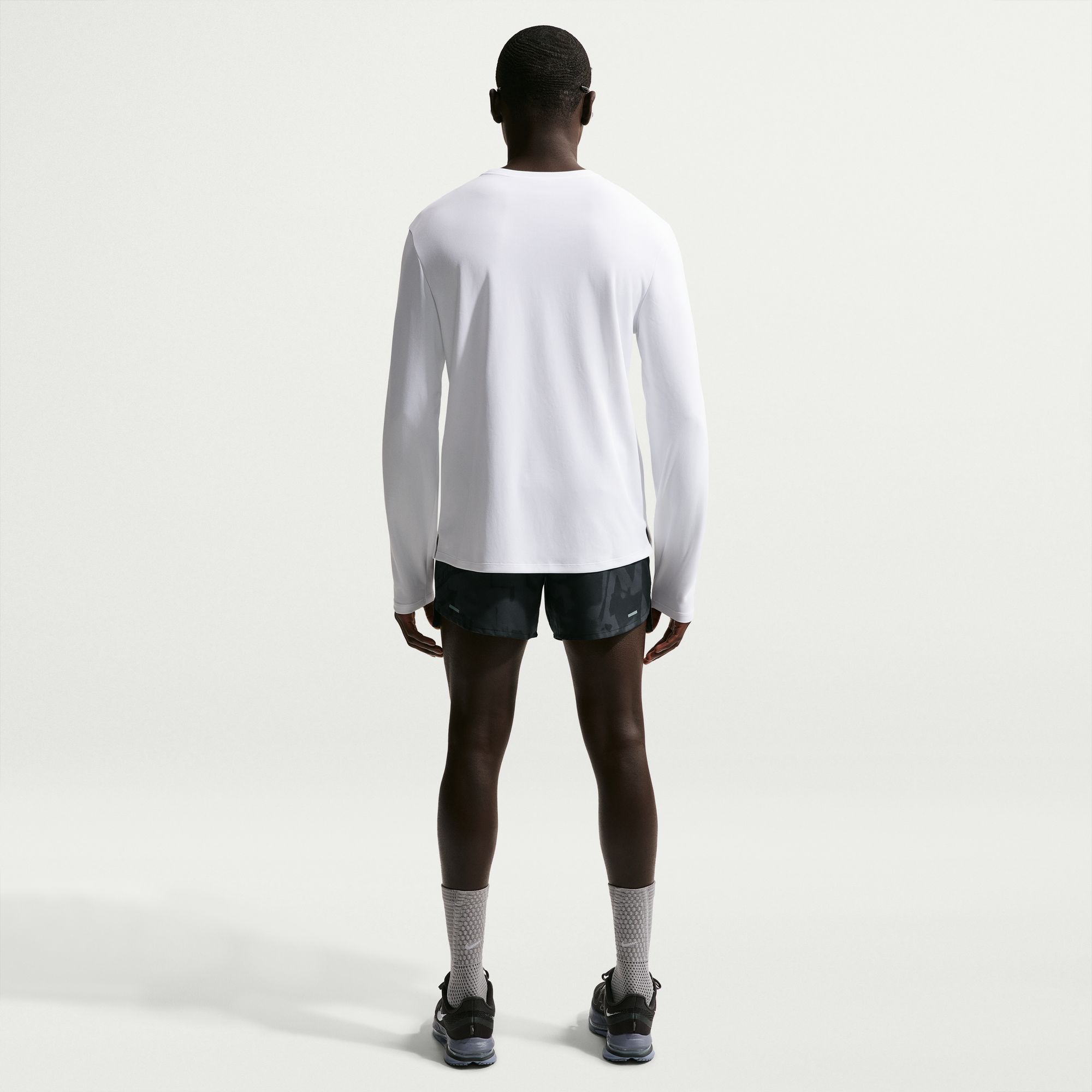 Nike Polera Miler, BLANCO, hi-res