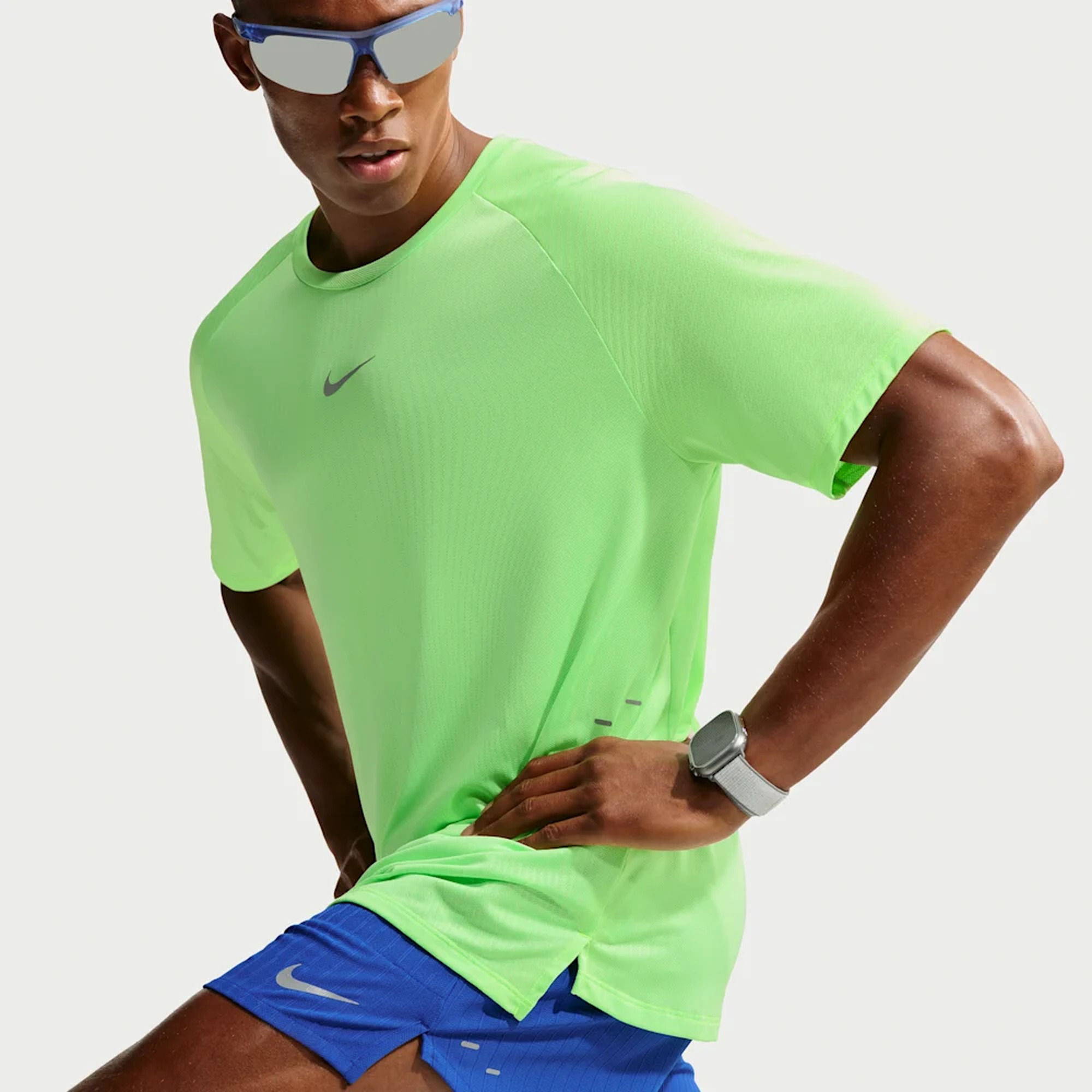Nike Polera Stride Aero-FIT, AMARILLO, hi-res