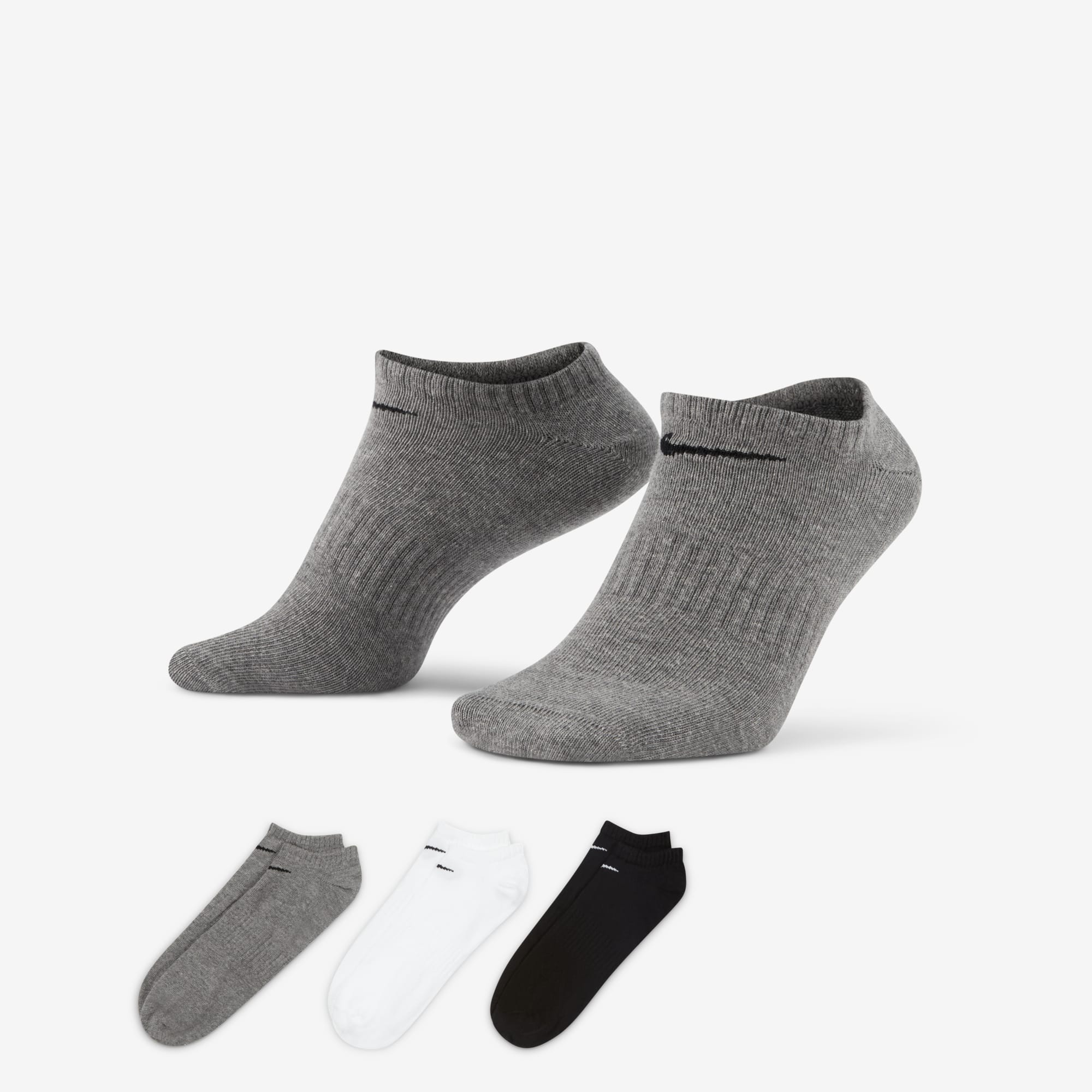 Nike Calcetines Everyday Lightweight Invisibles 3 Pares, SURTIDO, hi-res