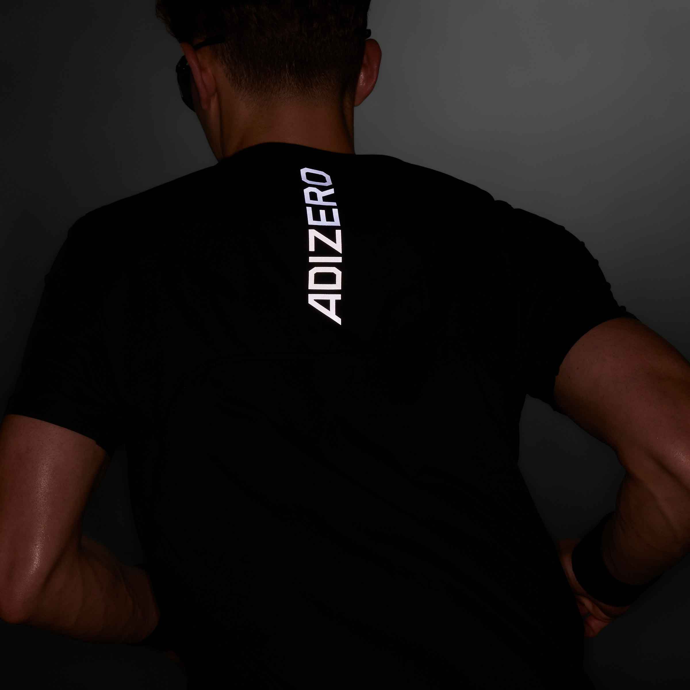 adidas Polera Adizero Running, NEGRO, hi-res