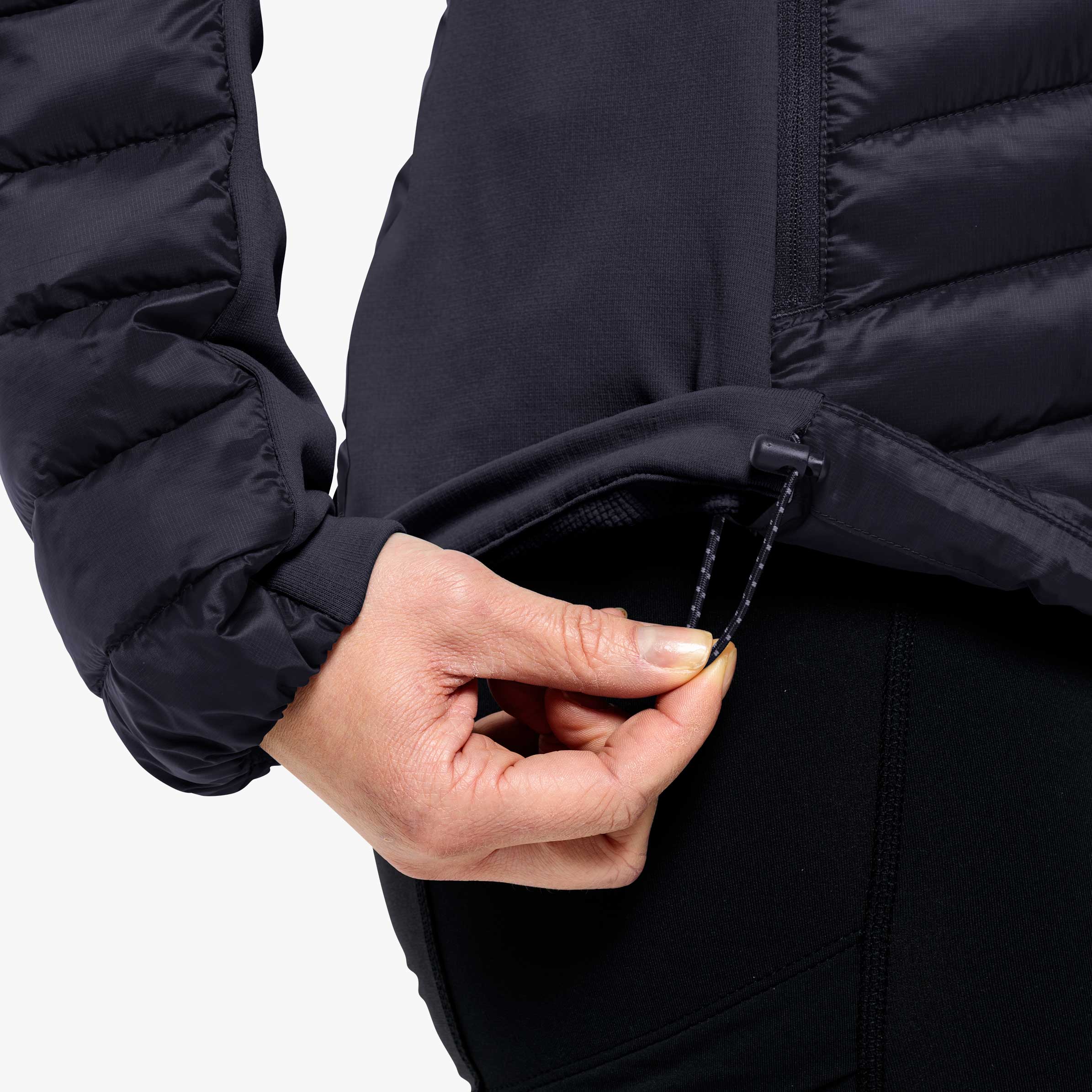Jack Wolfskin Chaqueta Routeburn, NEGRO, hi-res