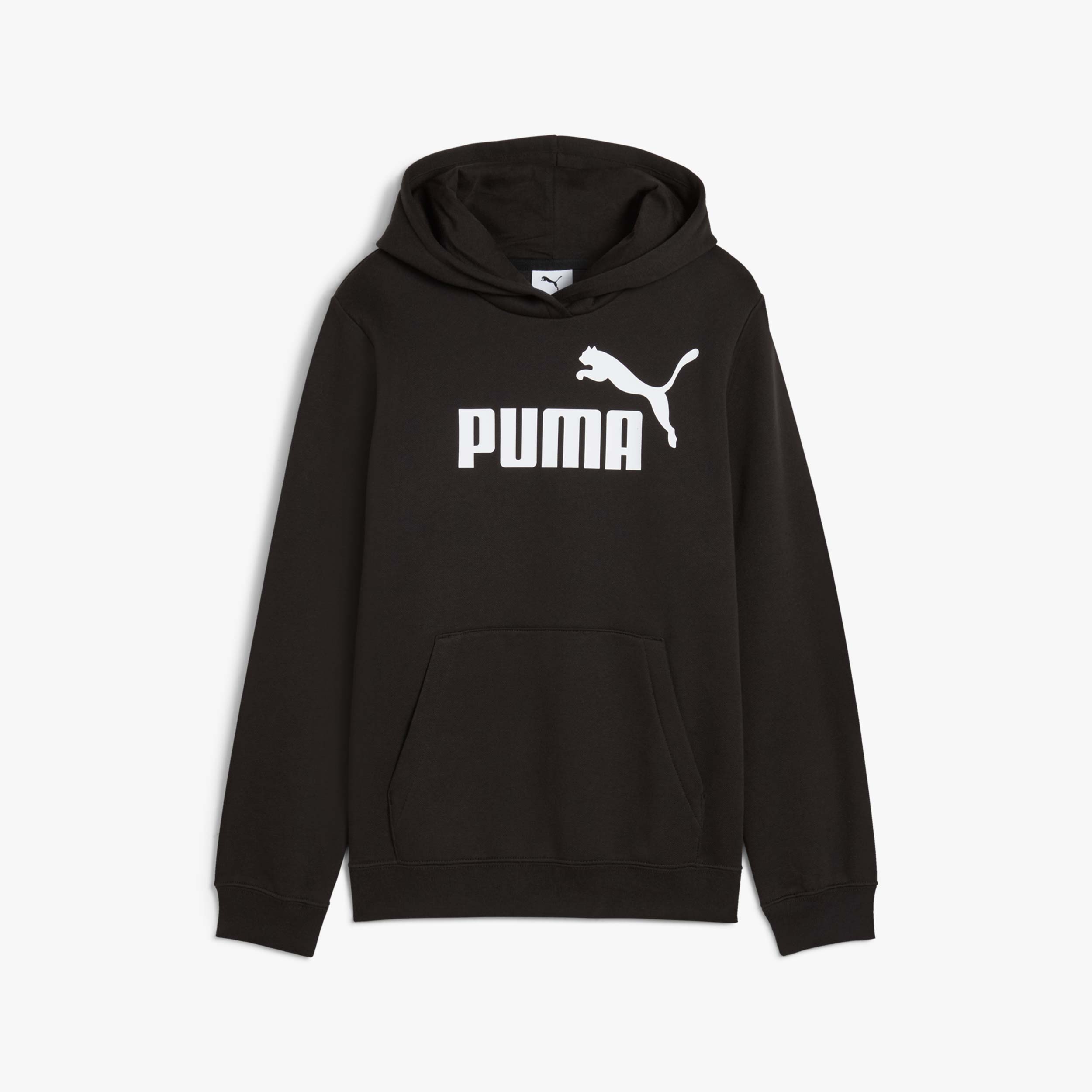 Puma Poler&oacute;n Ess Con Logotipo N.&ordm; 1 Juvenil, NEGRO, hi-res
