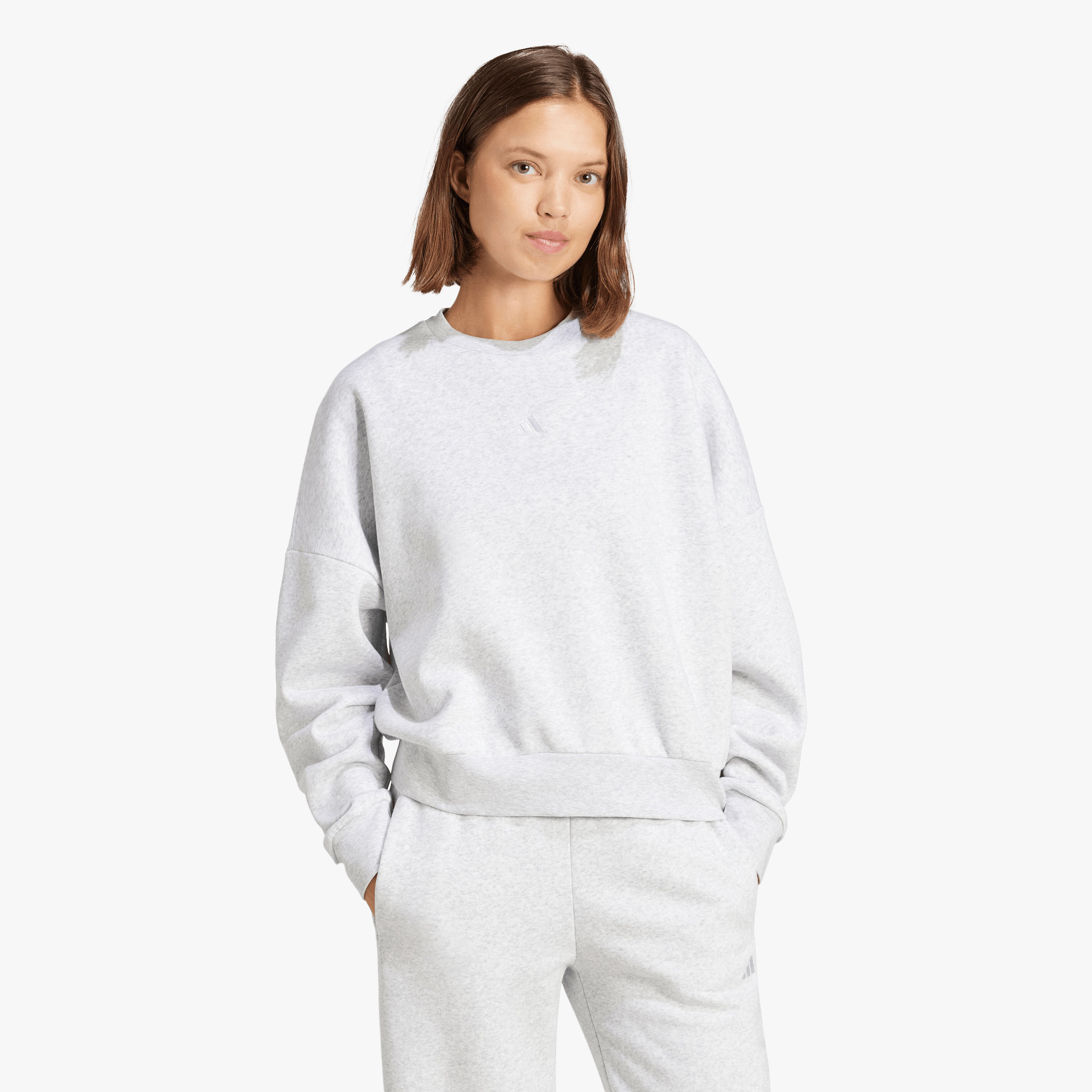 adidas Poler&oacute;n Essentials Small Logo Feelcozy, GRIS, hi-res