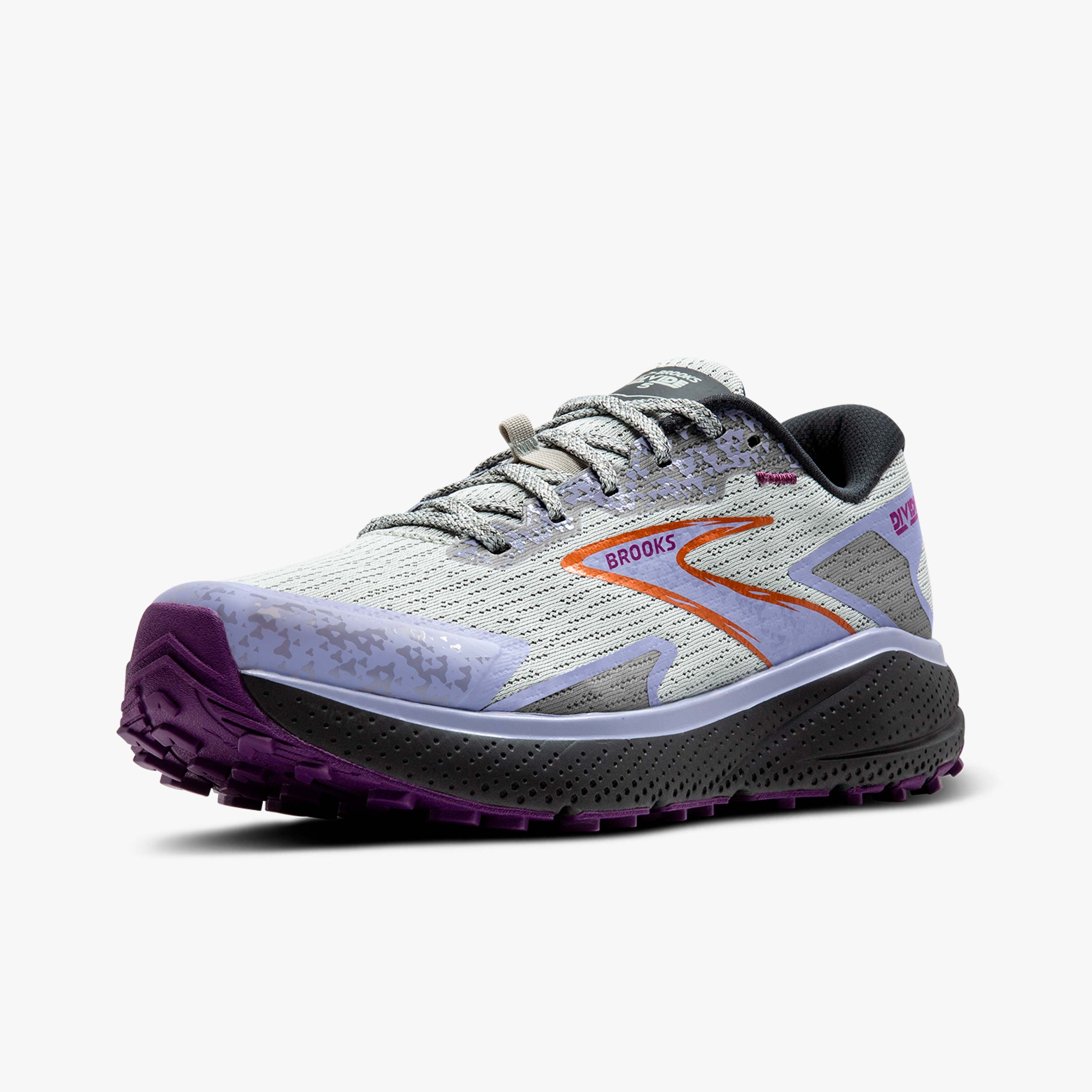 Brooks Zapatillas Divide 5, GRIS, hi-res