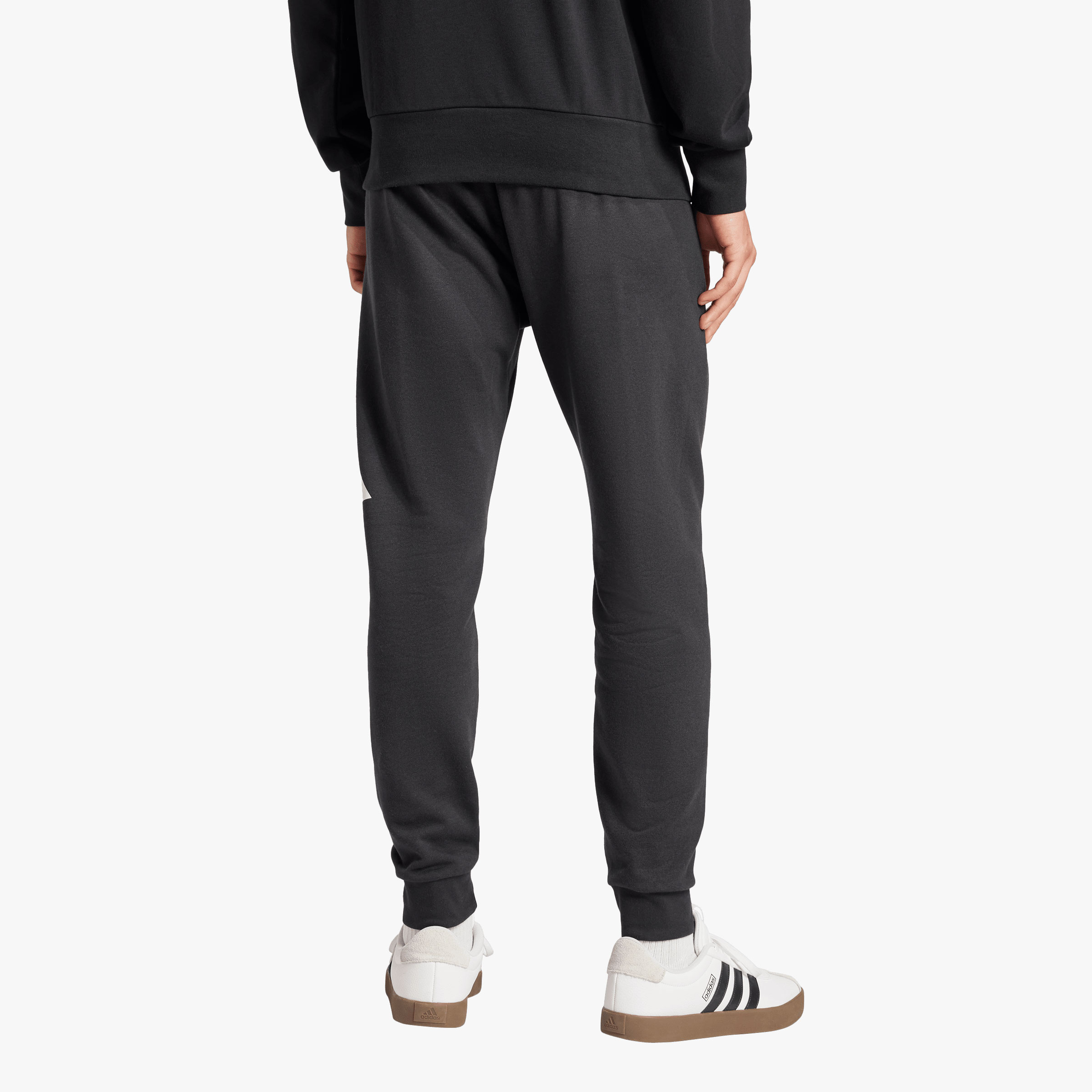 adidas Pantal&oacute;n Essentials Logo Grande Felpa Francesa, NEGRO, hi-res