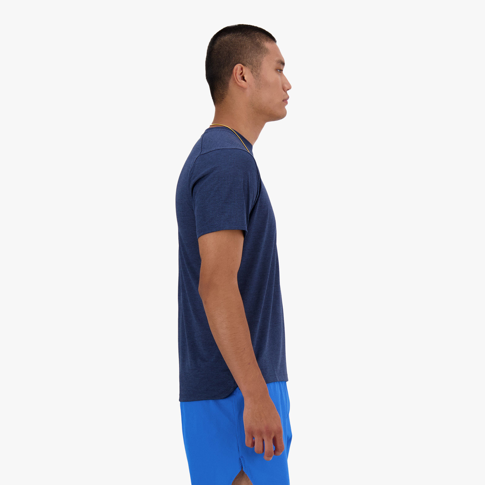 New Balance Polera Athletics, AZUL, hi-res