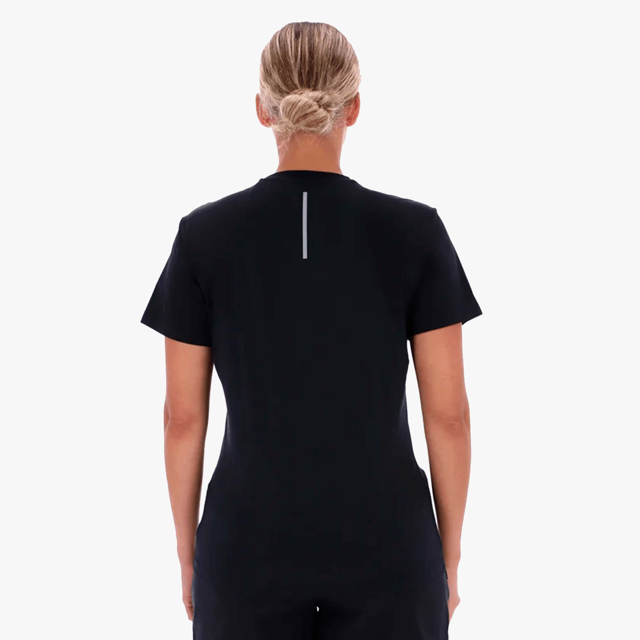 Reebok Polera Manga Corta Running, NEGRO, hi-res