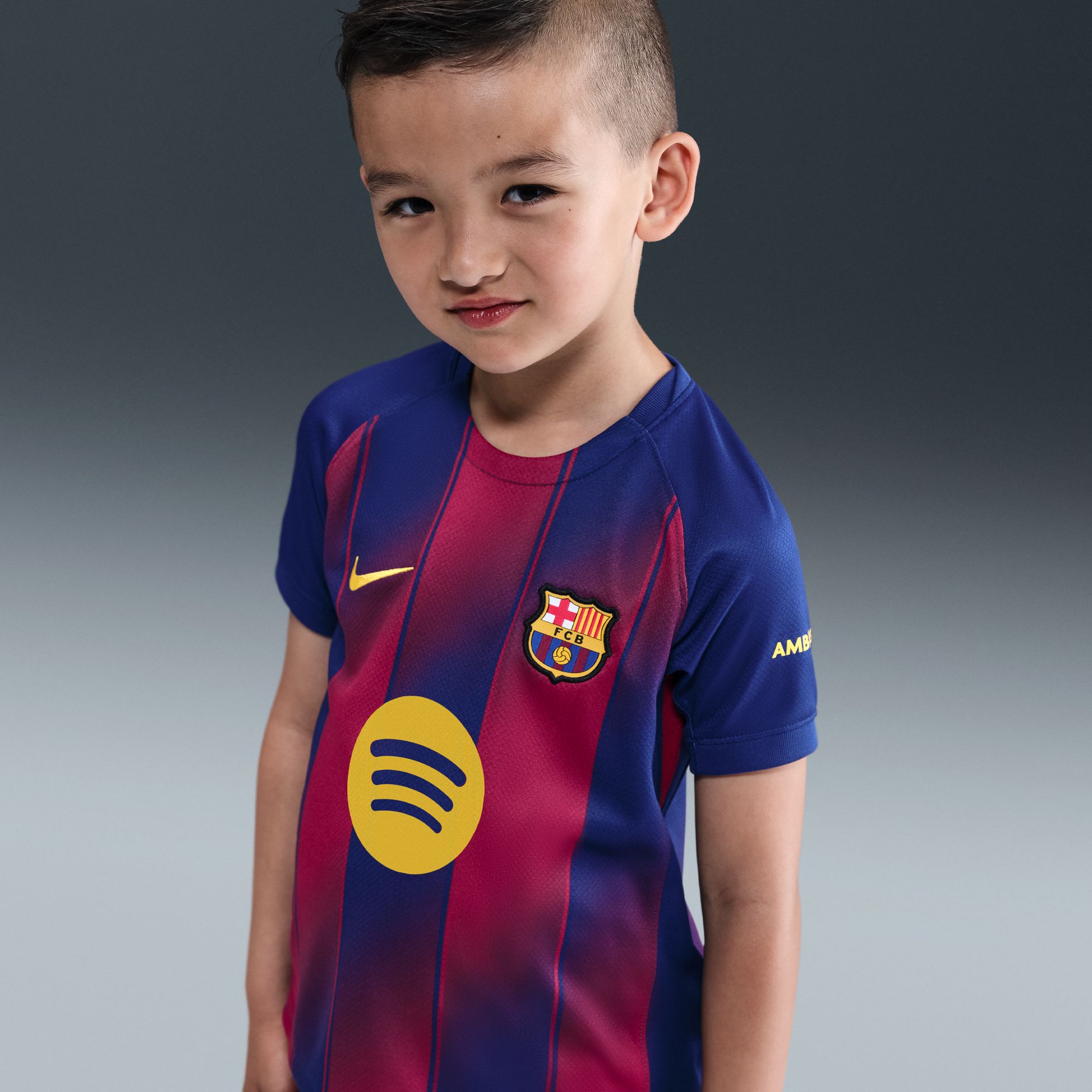 Nike Conjunto FC Barcelona 2025/26 Stadium Home, AZUL, hi-res