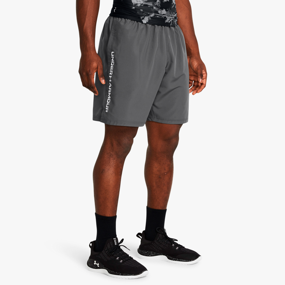 Under Armour Shorts Tech Woven Wordmark, GRIS, hi-res