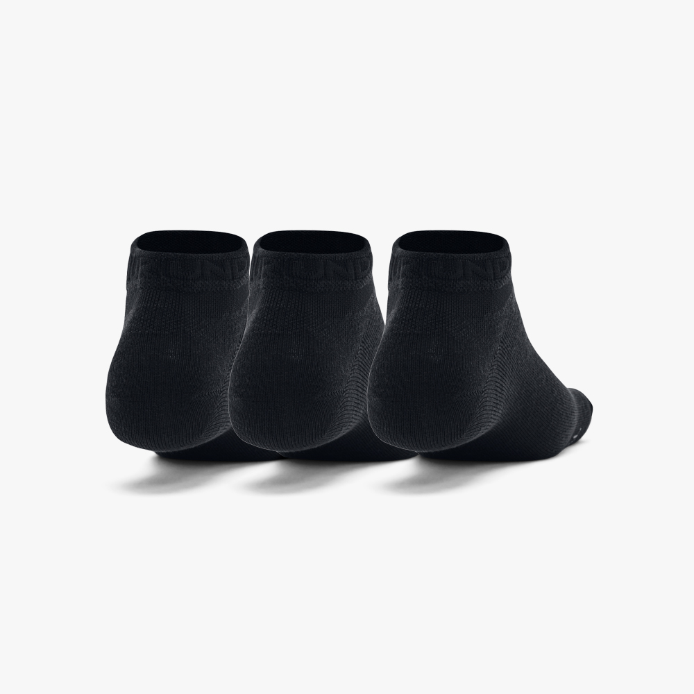 Under Calcetines Armour Essential Cortos 3 Pares, NEGRO, hi-res