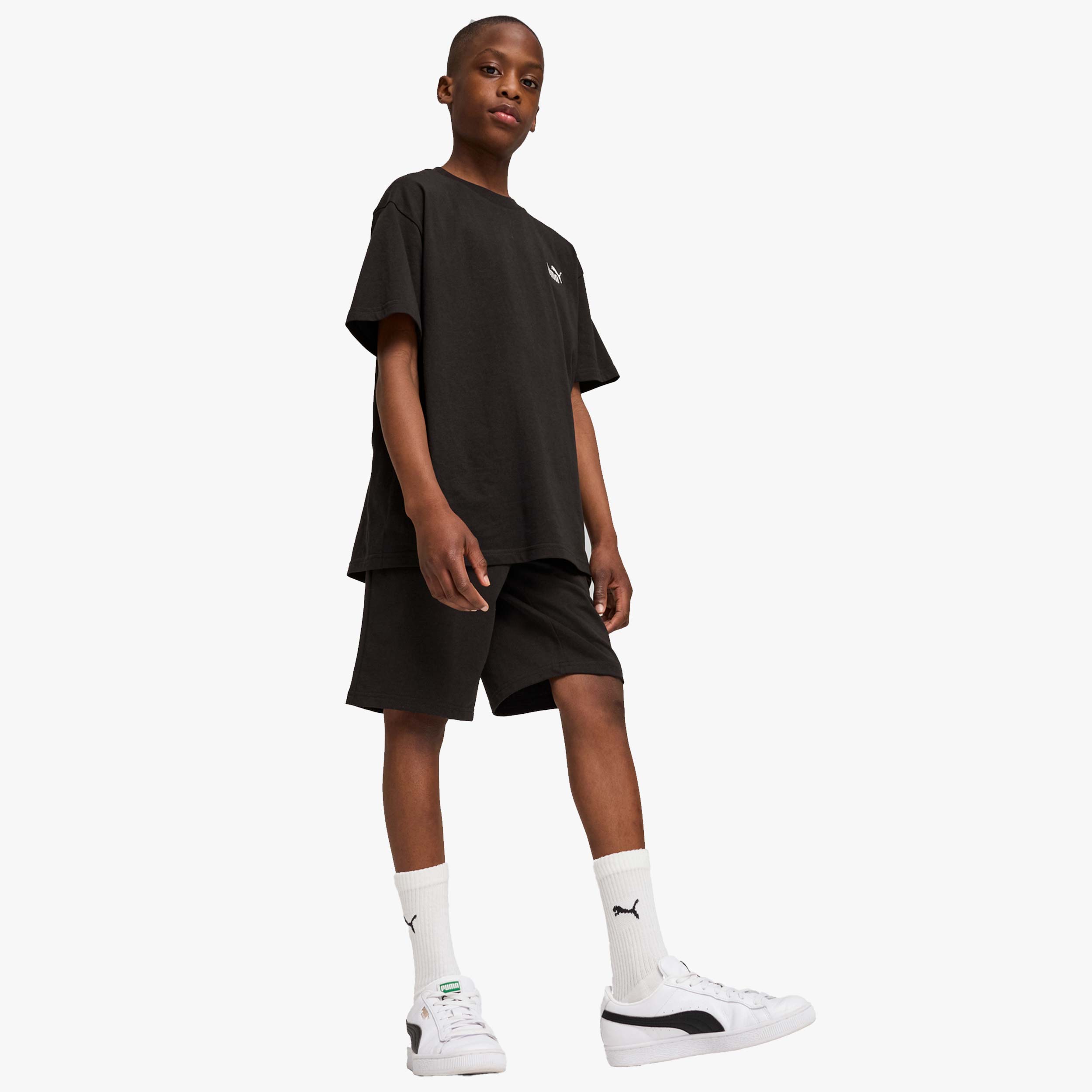Puma Shorts Essentials No. 1 Logo, NEGRO, hi-res