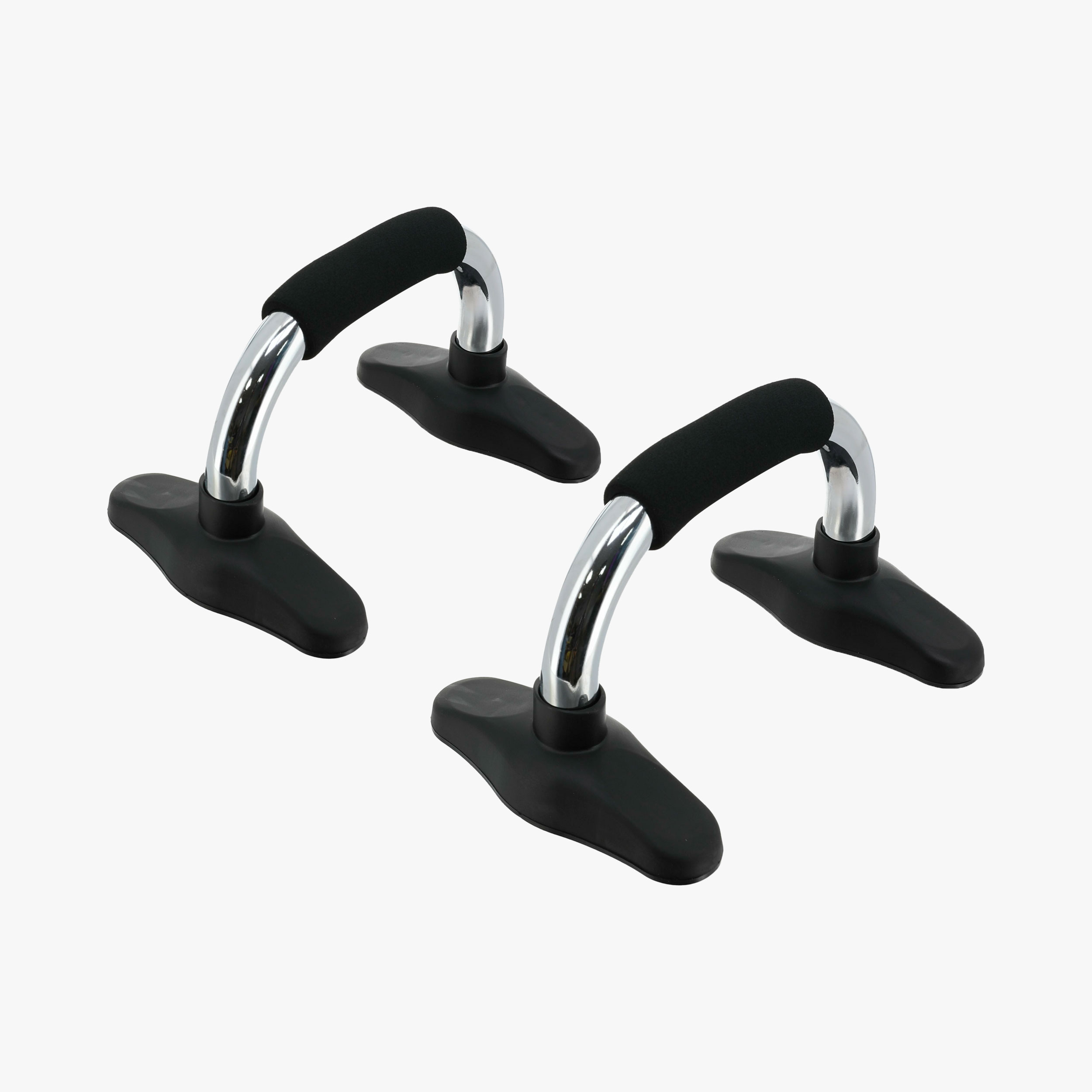Gym Power Steel Push Up Stands, NEGRO, hi-res