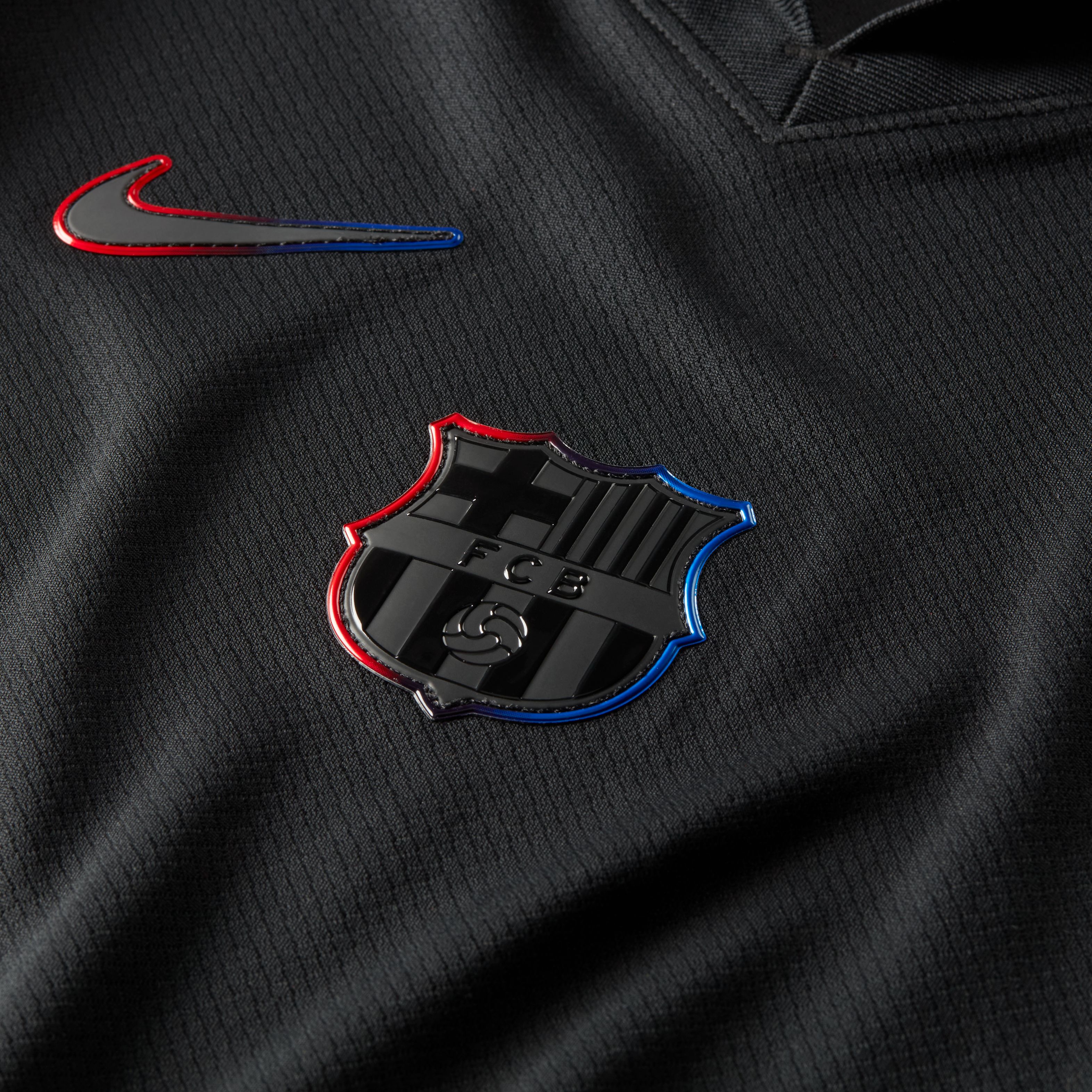 Nike Camiseta FC Barcelona Visitante 24/25 Ni&ntilde;os, NEGRO, hi-res