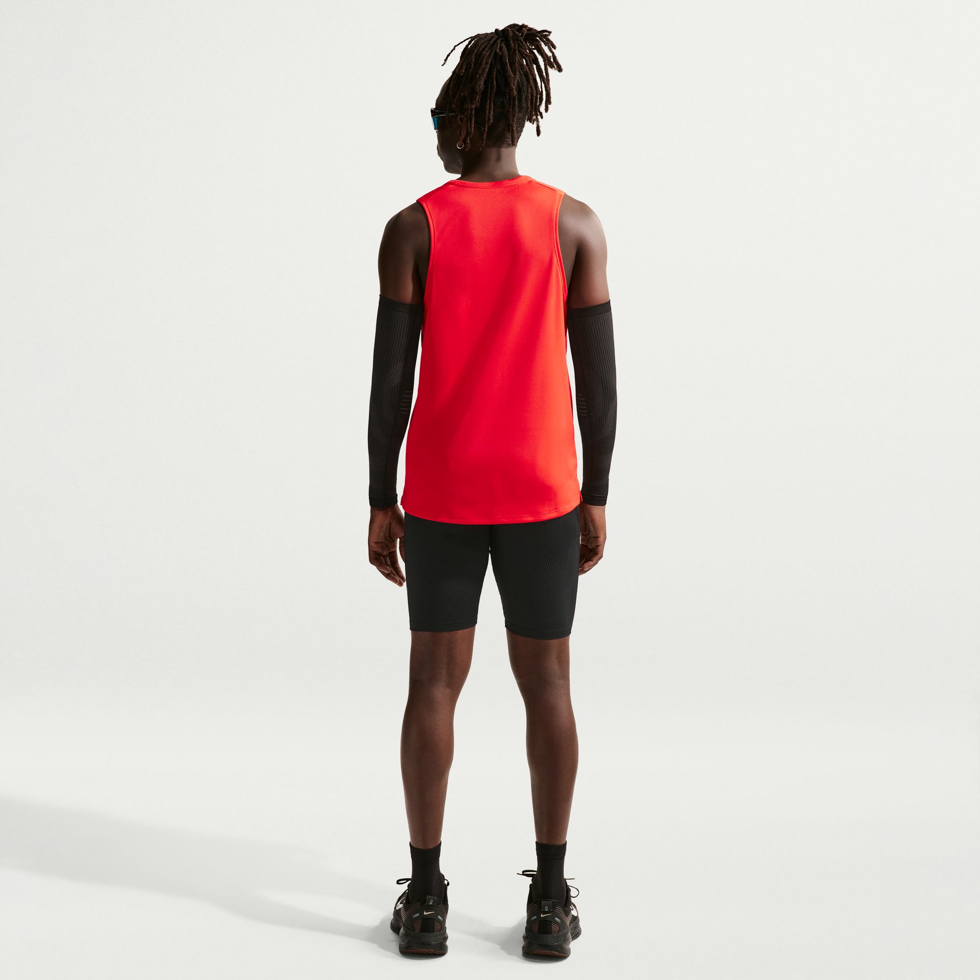 Nike Polera Miler, ROJO, hi-res