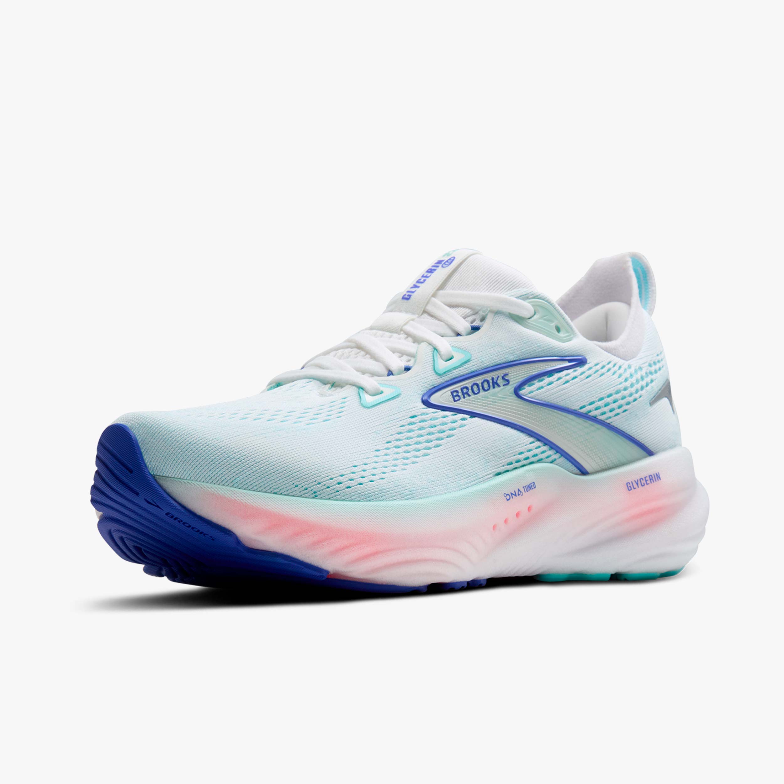 Brooks Zapatillas Glycerin 22, BLANCO, hi-res