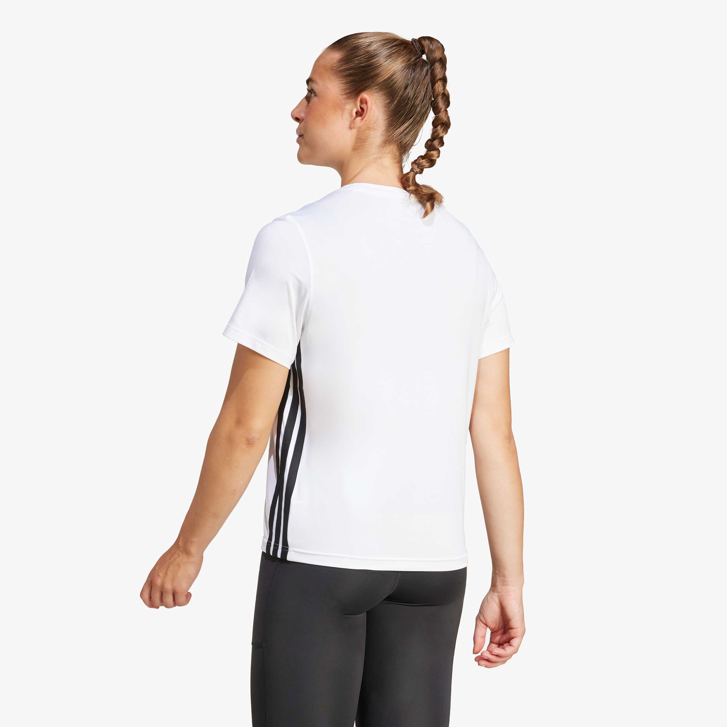 adidas Polera Train Essentials 3 Tiras, BLANCO, hi-res