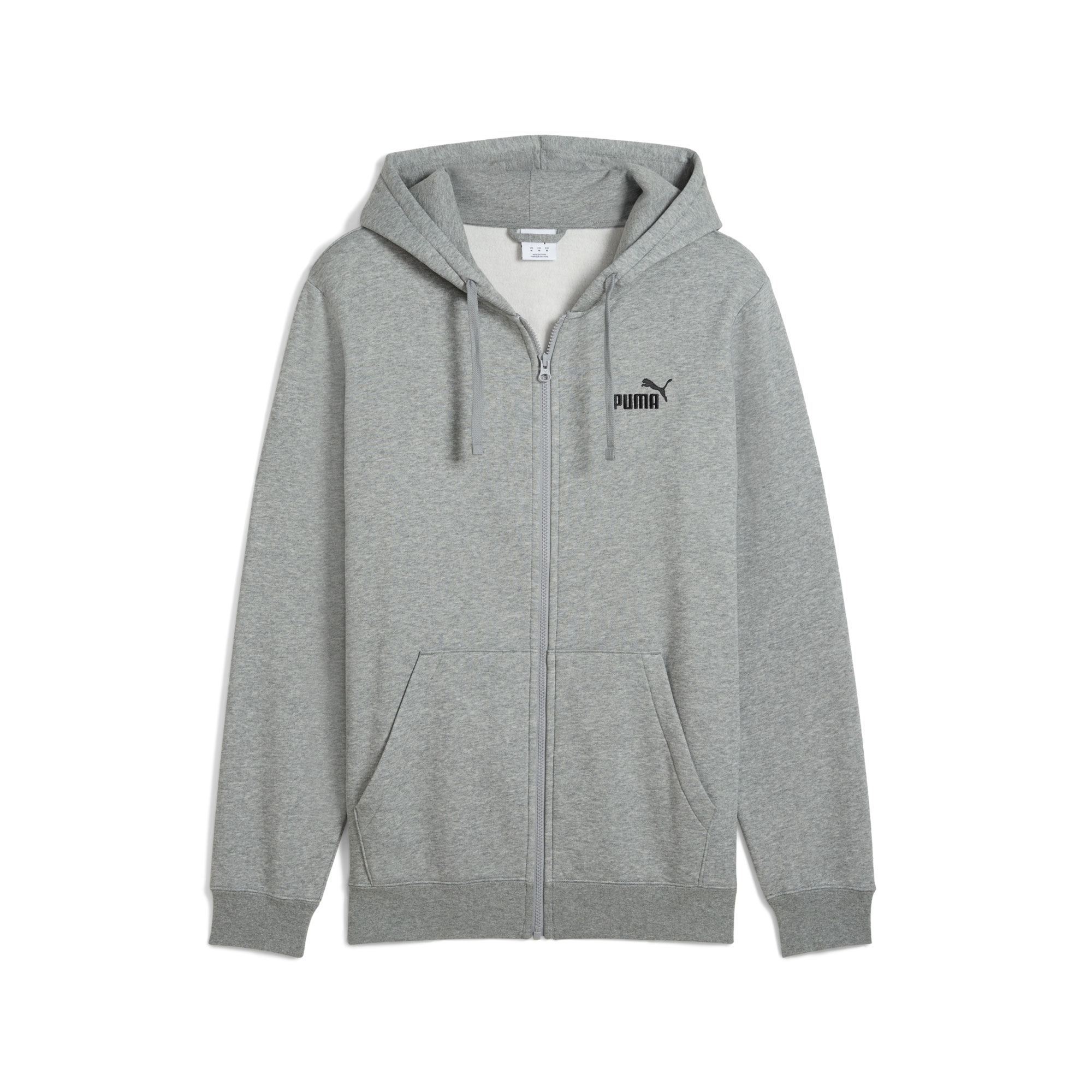 Puma Poler&oacute;n Essentials No. 1 Logo Full-Zip, GRIS, hi-res