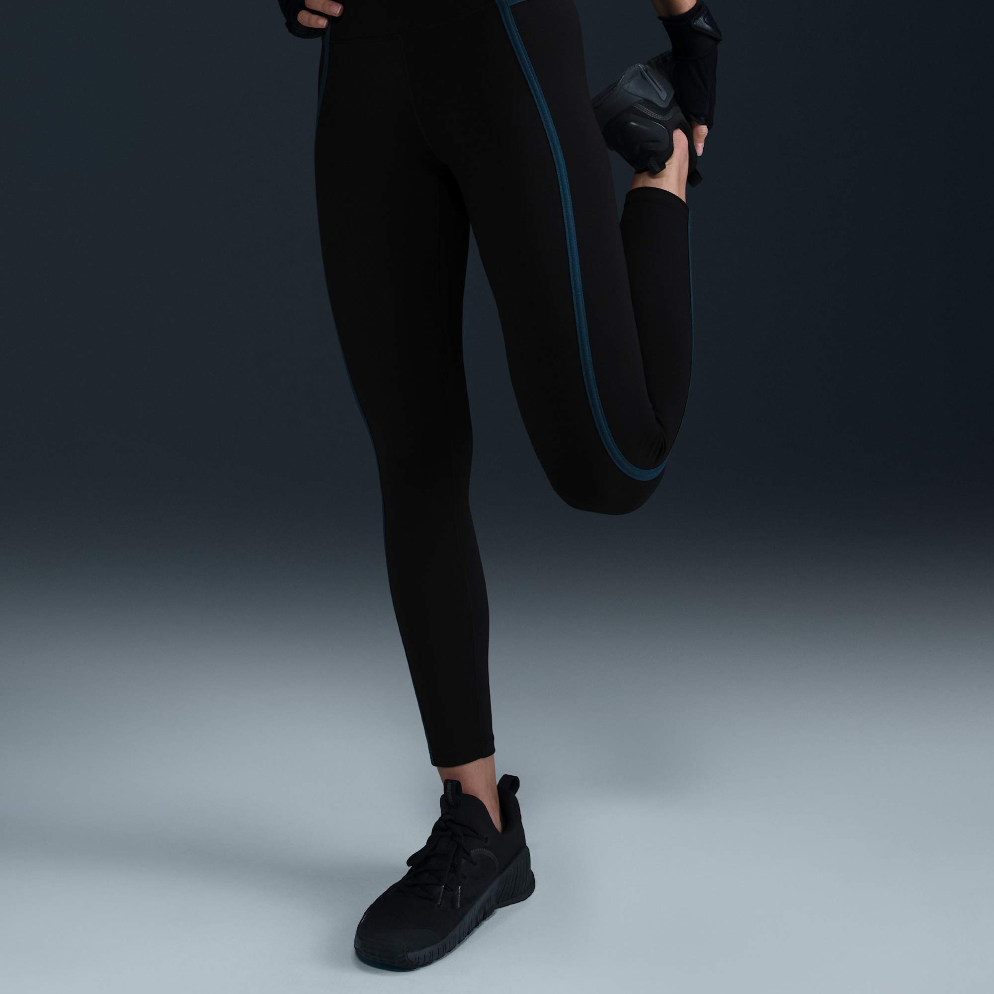 Nike Calzas One, NEGRO, hi-res