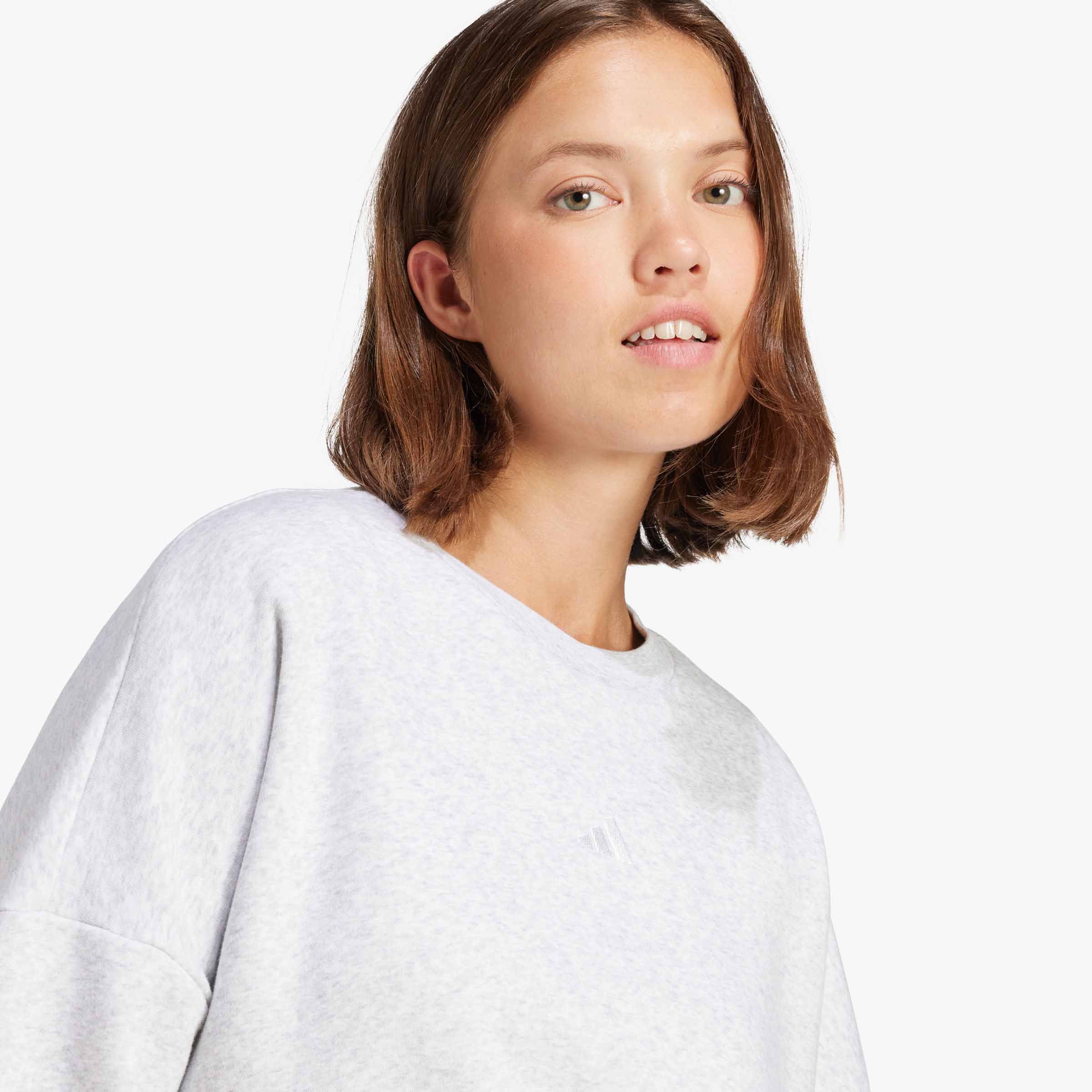 adidas Poler&oacute;n Essentials Small Logo Feelcozy, GRIS, hi-res